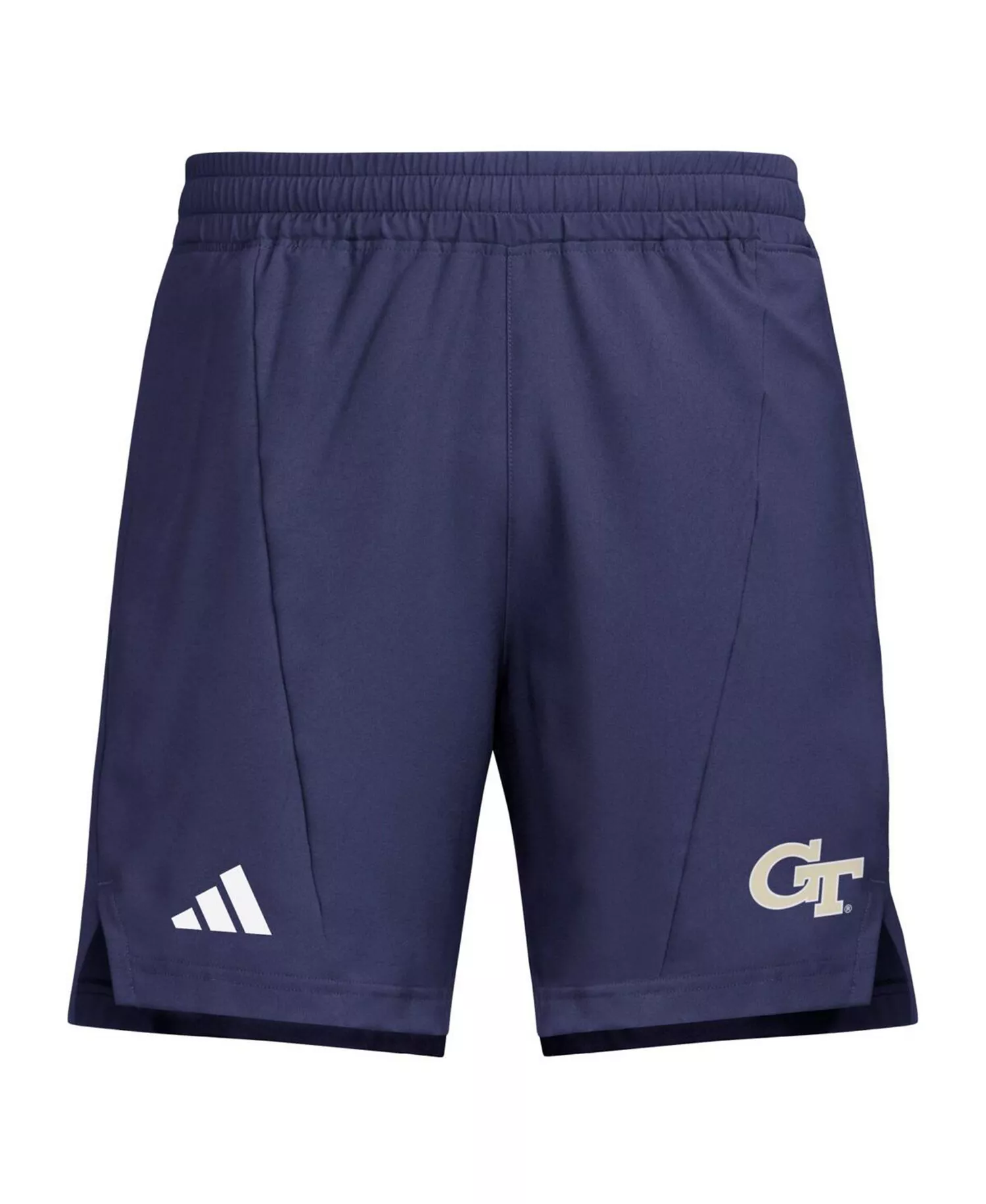 Men's Navy Georgia Tech Yellow Jackets Program Woven Training Shorts - Navy - L