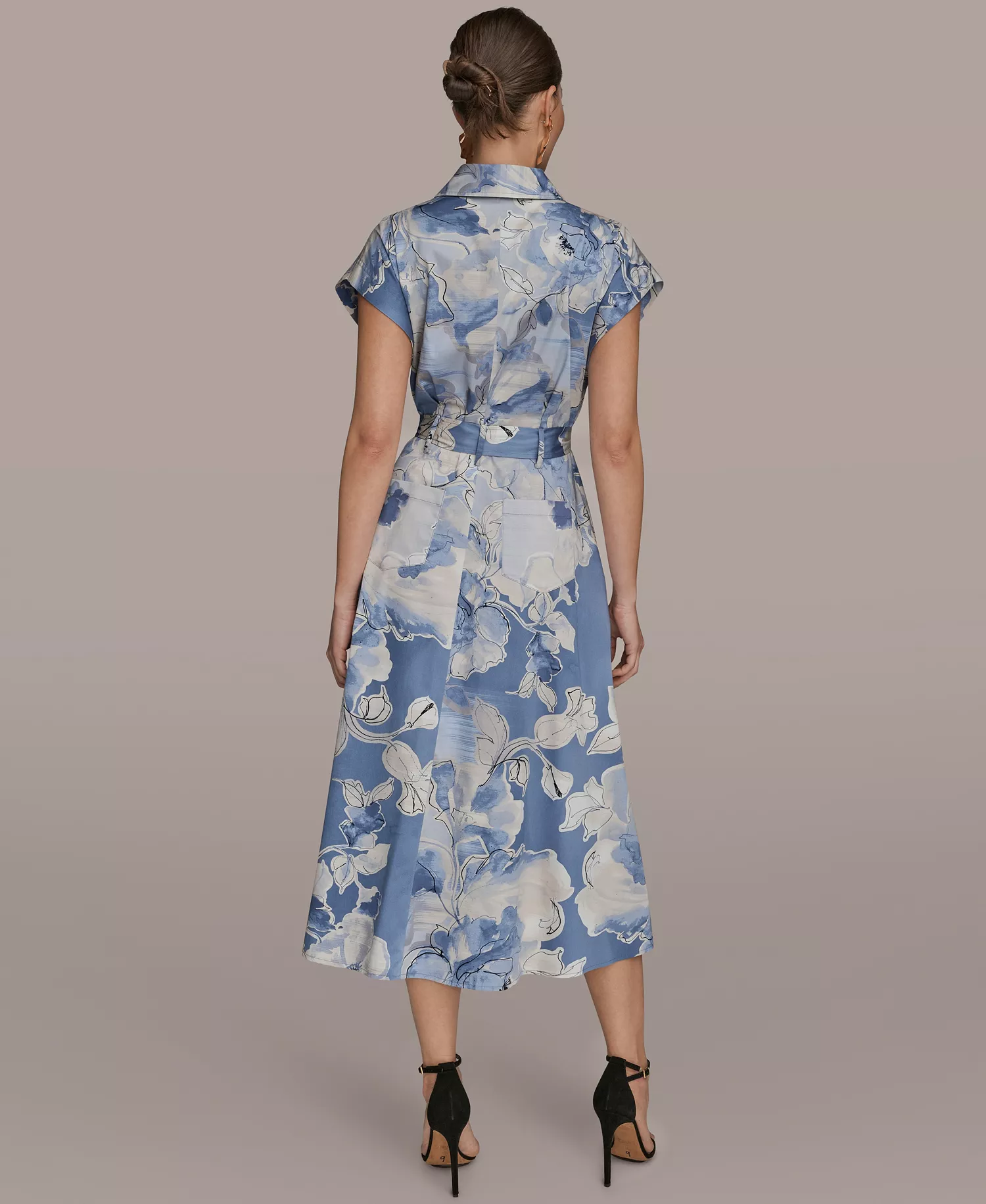 Women's Collared Short-Sleeve Dress - Tempest - 10