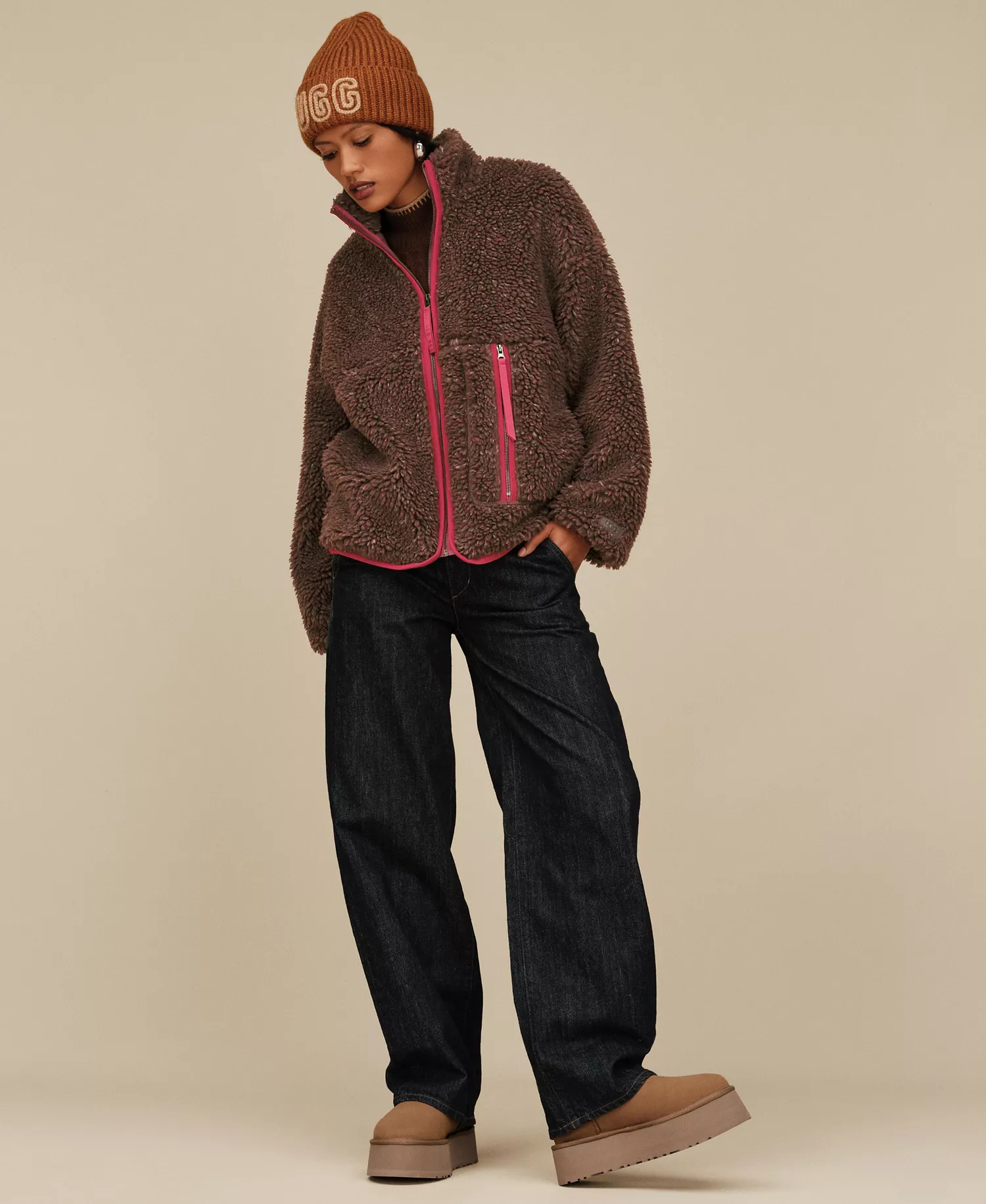 Women's Marlene Confetti Jacket - Cola - M