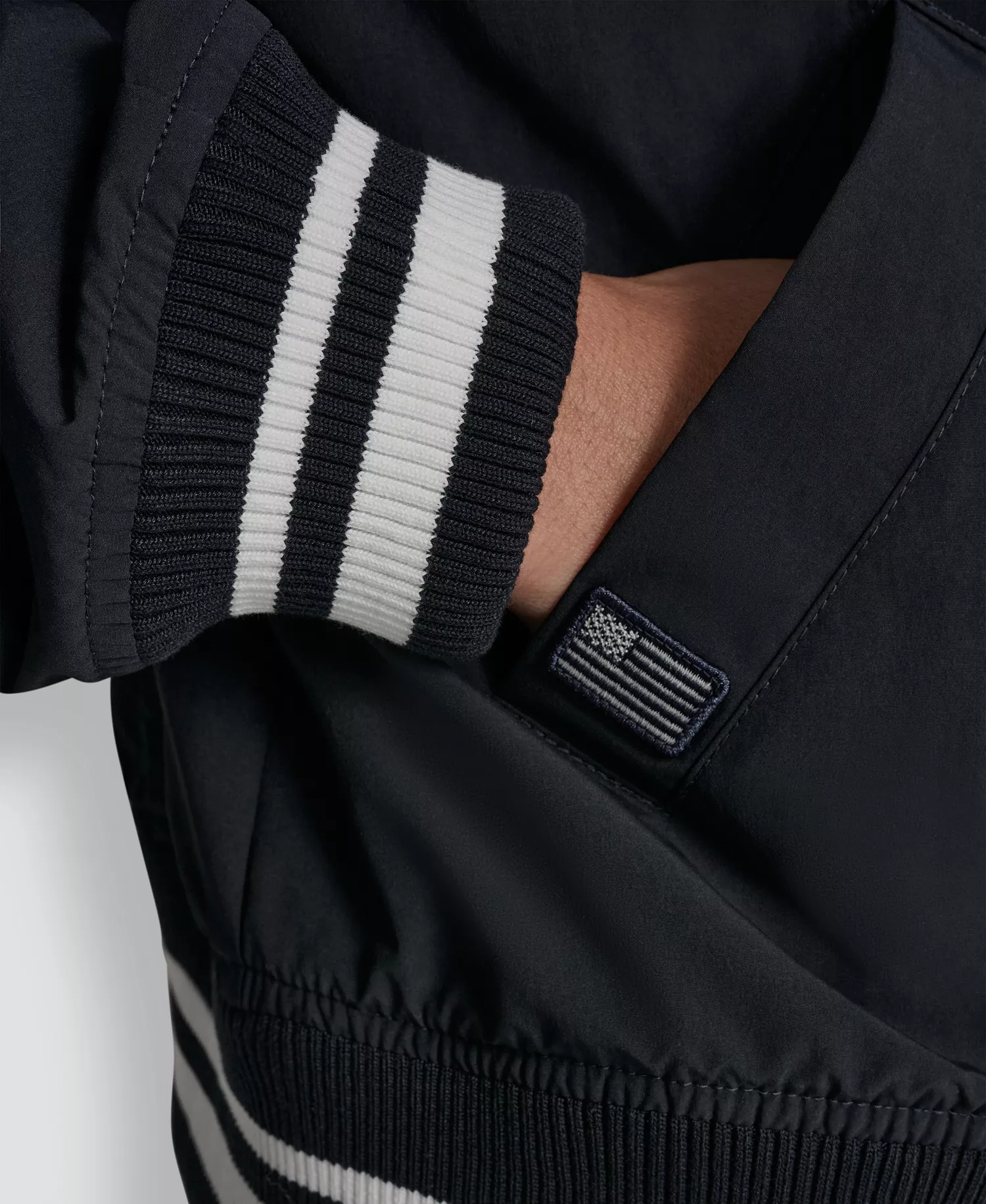 Women's 1989 Pins & Patches Snap-Front Varsity Jacket - Black - L