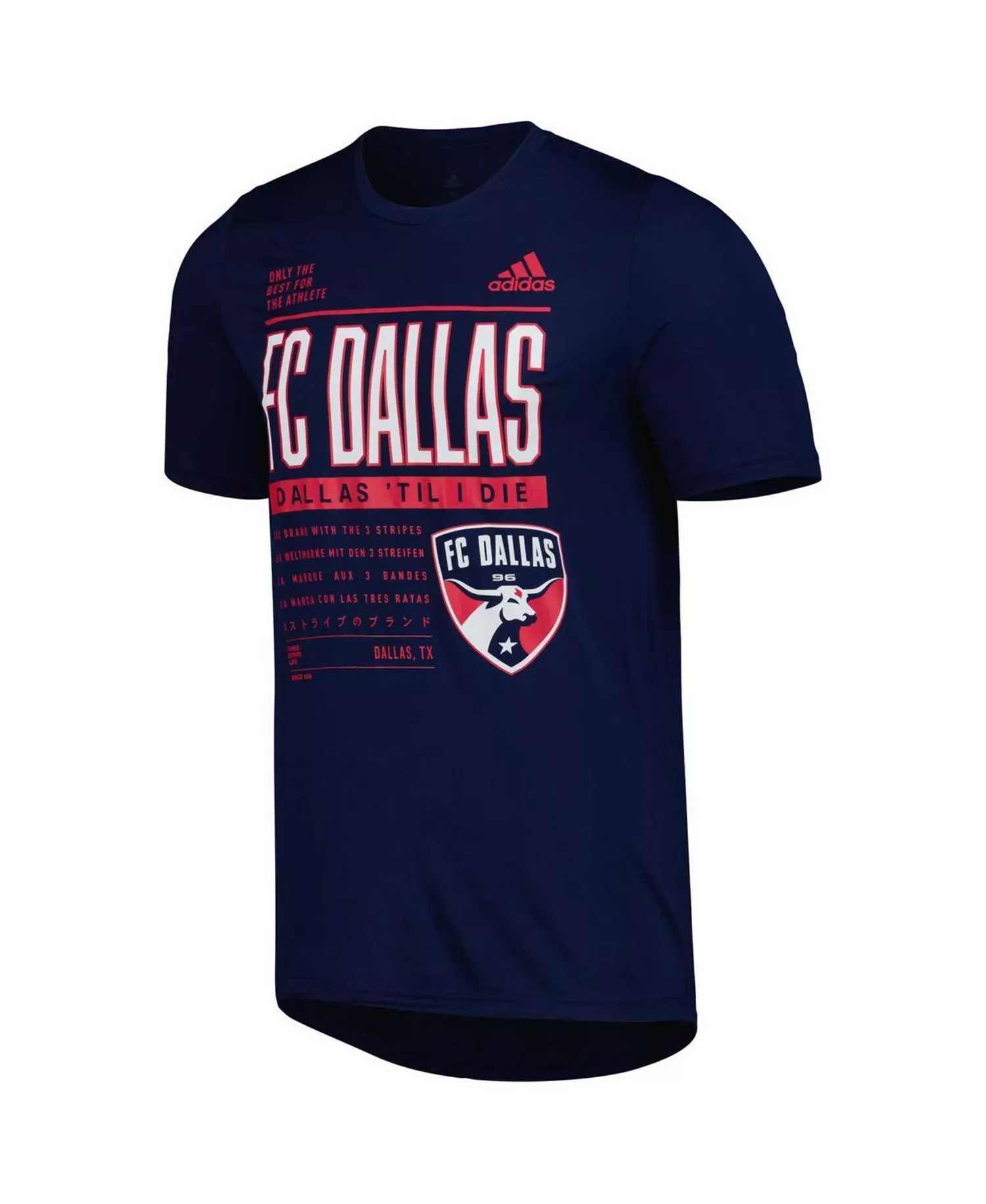Men's Navy FC Dallas Club DNA Performance T-shirt - Navy - S