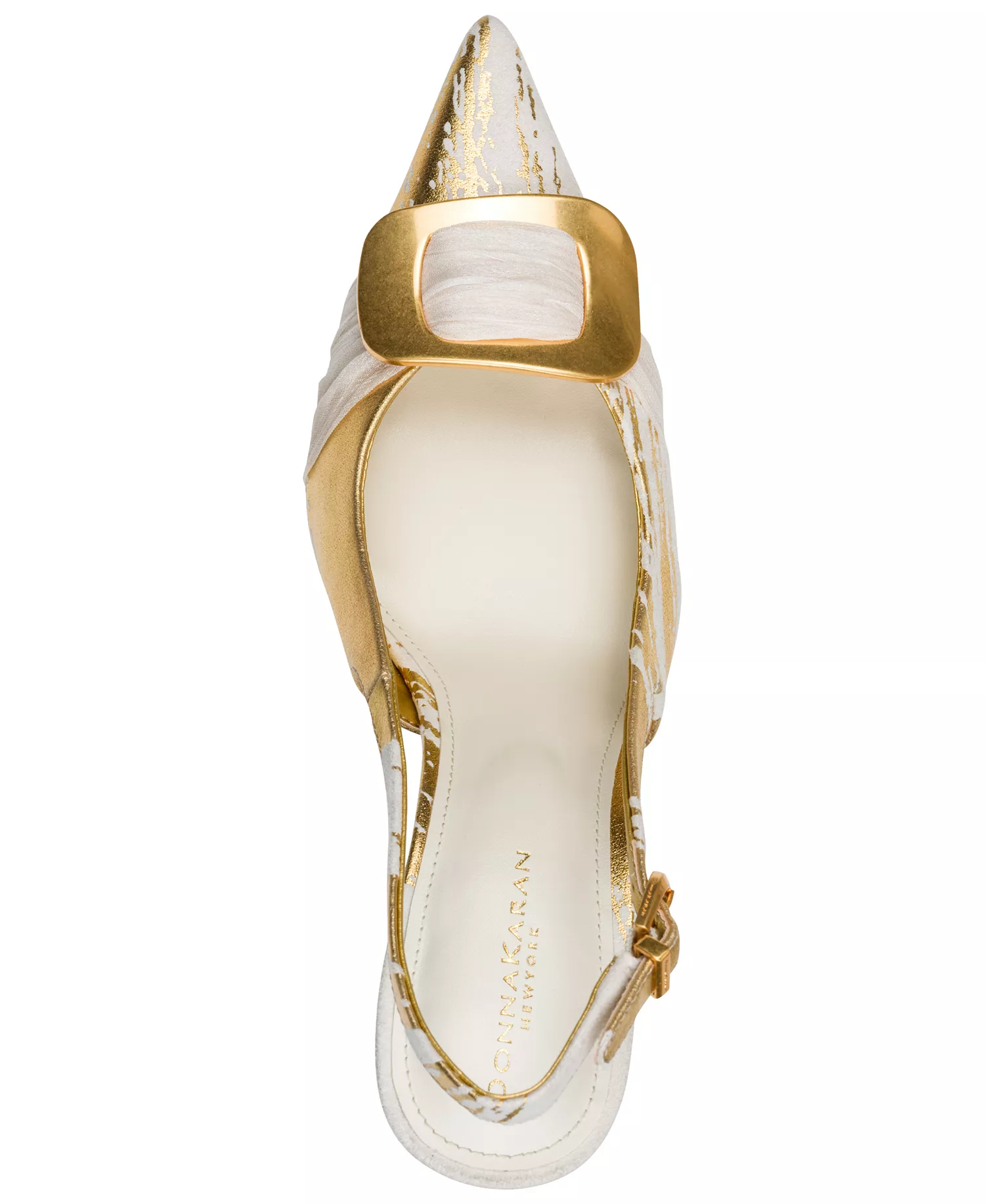 Women's Peara Slingback Pumps - Ivory/Gold - 10
