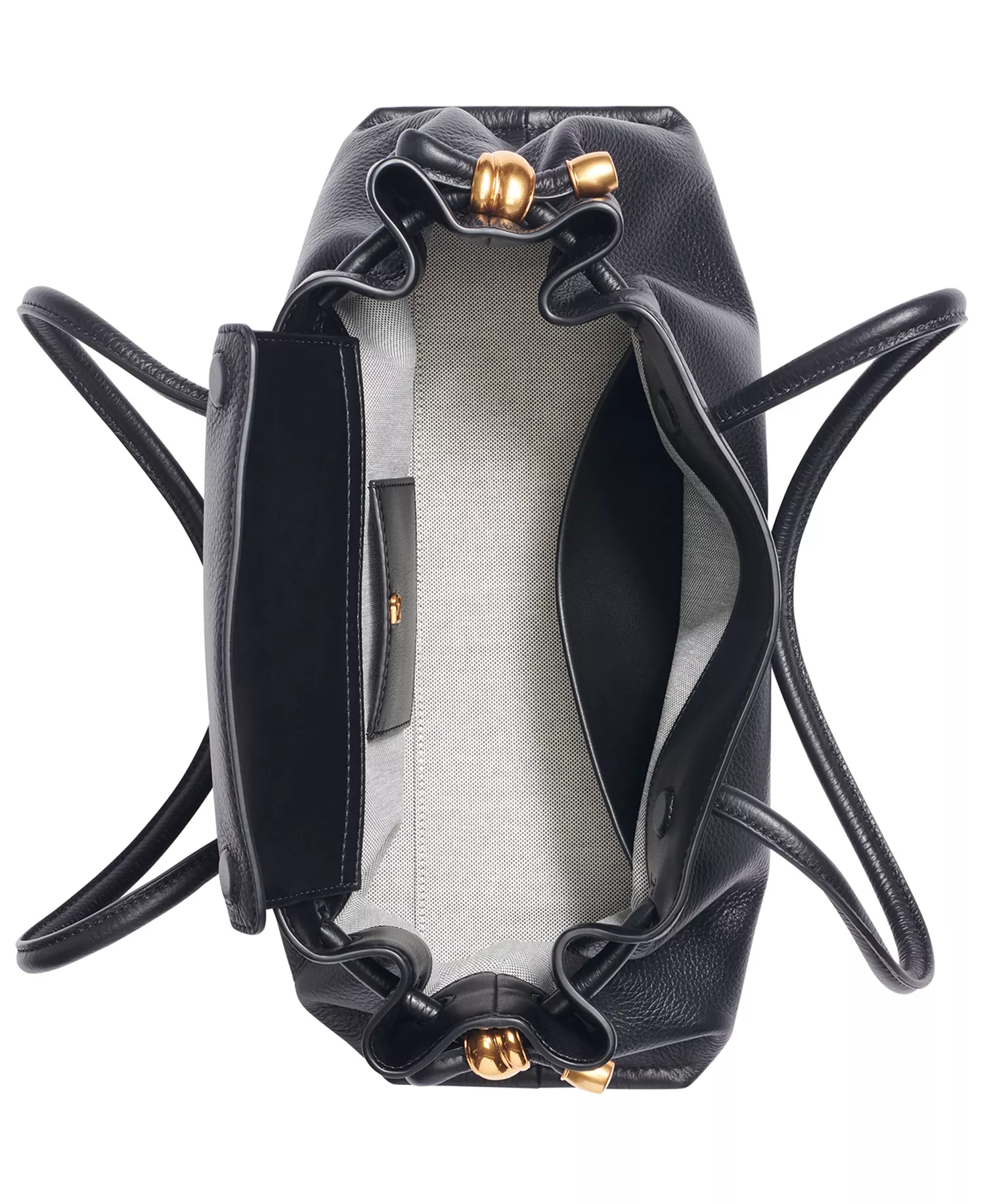 Cashmere Large Tote Handbag - Black - Large