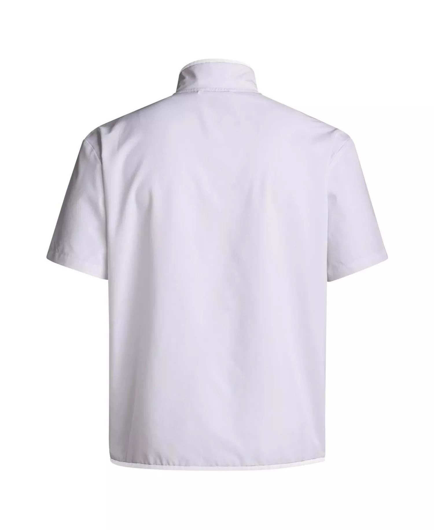 Men's White Nebraska Huskers Coaches Sideline Half-Zip Short Sleeve Jacket - White - M