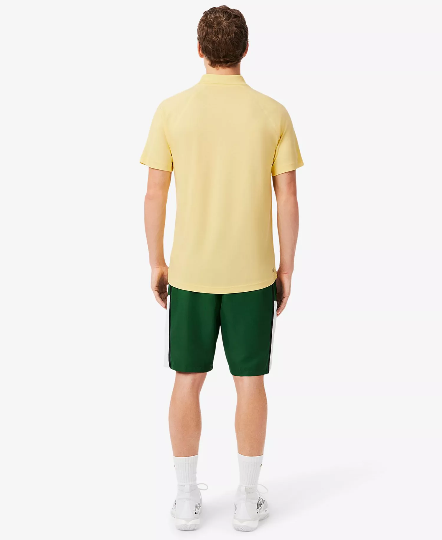 Men's Breathable Run-Resistant Interlock Polo Shirt - 107 Yellow - 2XL