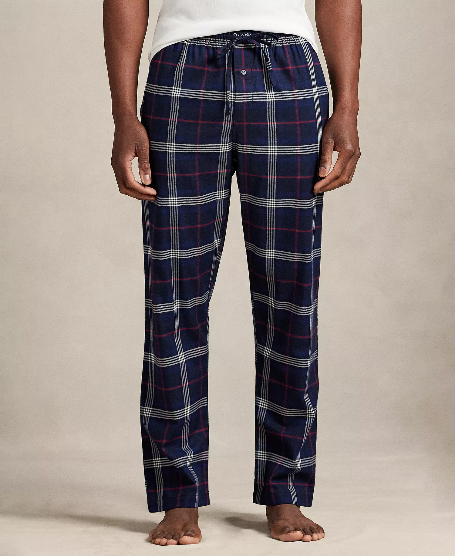 Men's Flannel Single-Button Fly Pajama Pants - Valley Hunting Plaid - S
