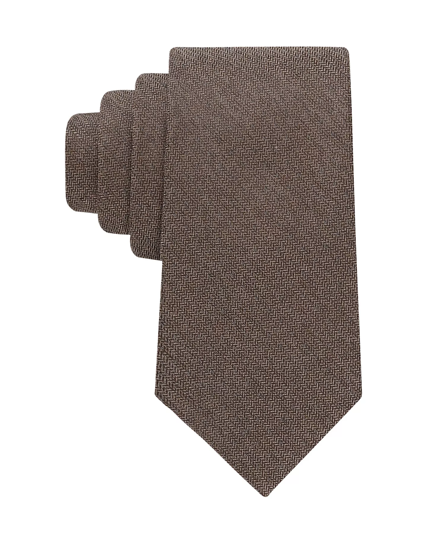 Men's Harlan Seasonal Solid Tie - Brown - ONE SIZE