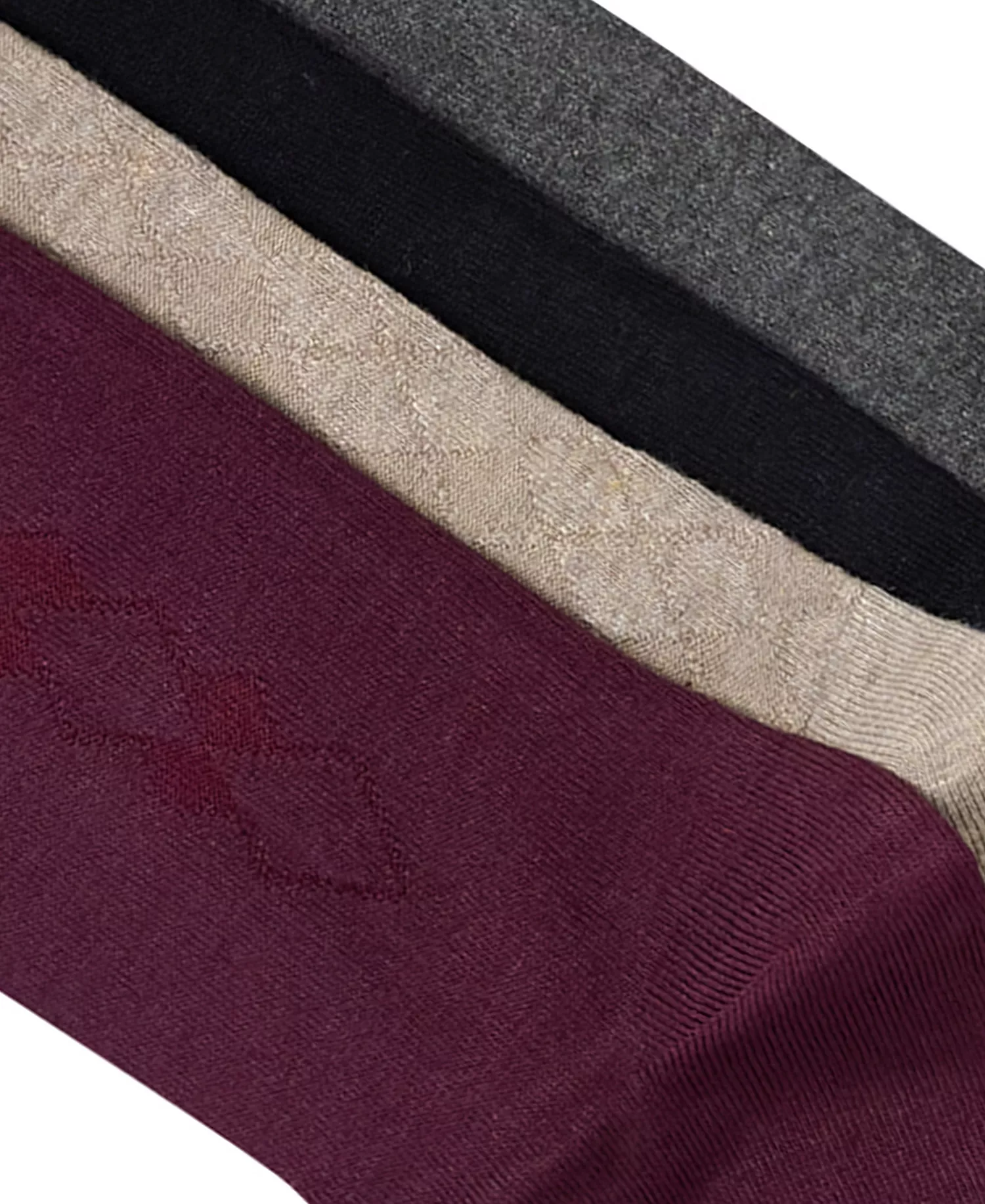 Men's Crew Dress Socks, 4-Pack - Black - 10-13