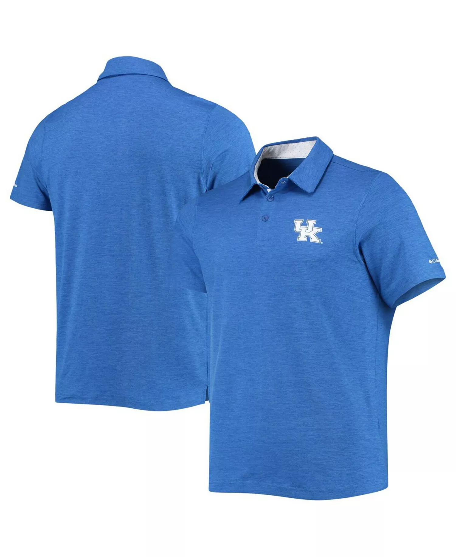 Men's Royal Kentucky Wildcats Tech Trail Omni-Shade Polo Shirt - Royal - 2XL