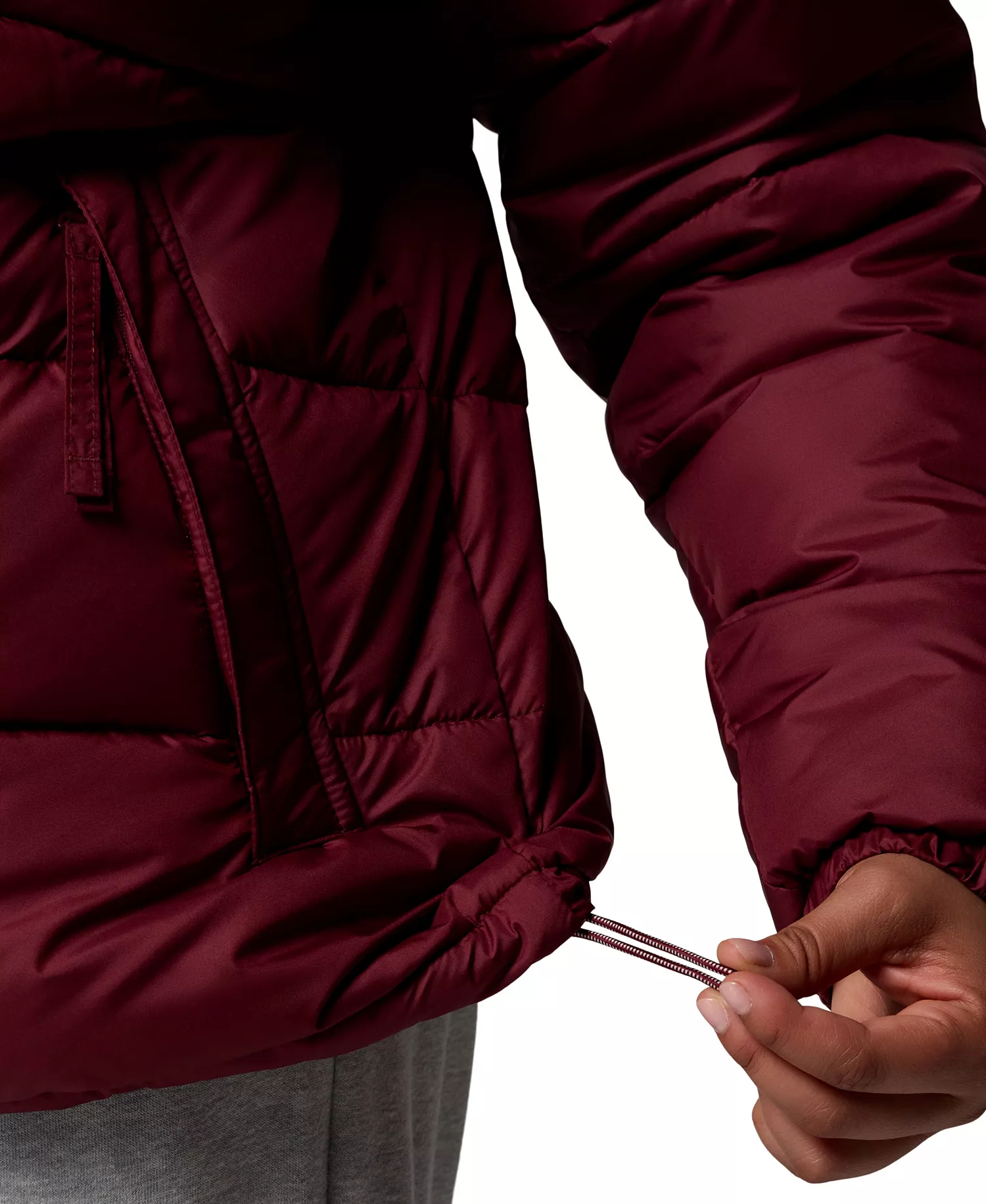 Plus Pike Lake Puffer Jacket - Rich Wine - 1X