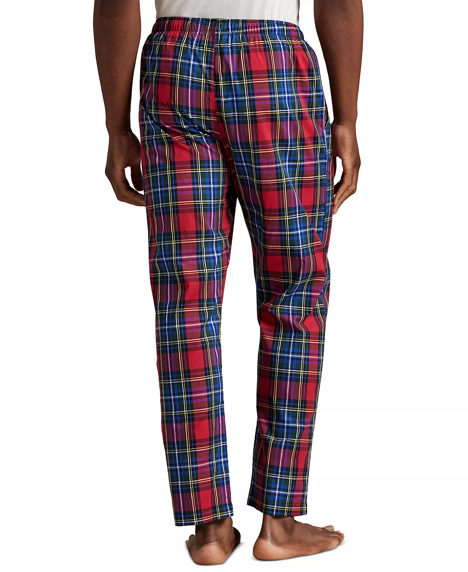 Men's Woven Plaid Pajama Pants - Bistro Plaid - L