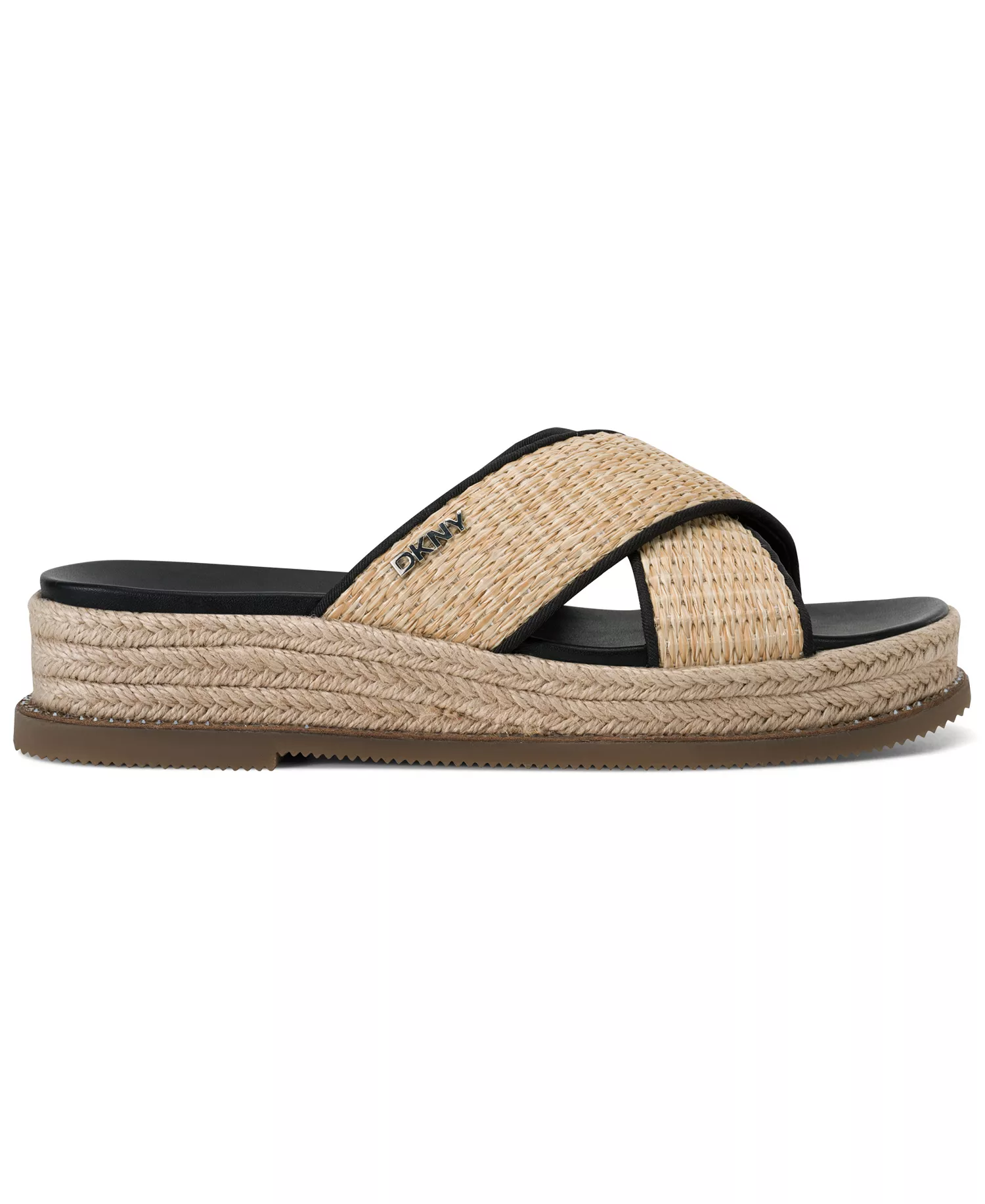 Women's Berris X Band Sandals - Natural, Black - 10M