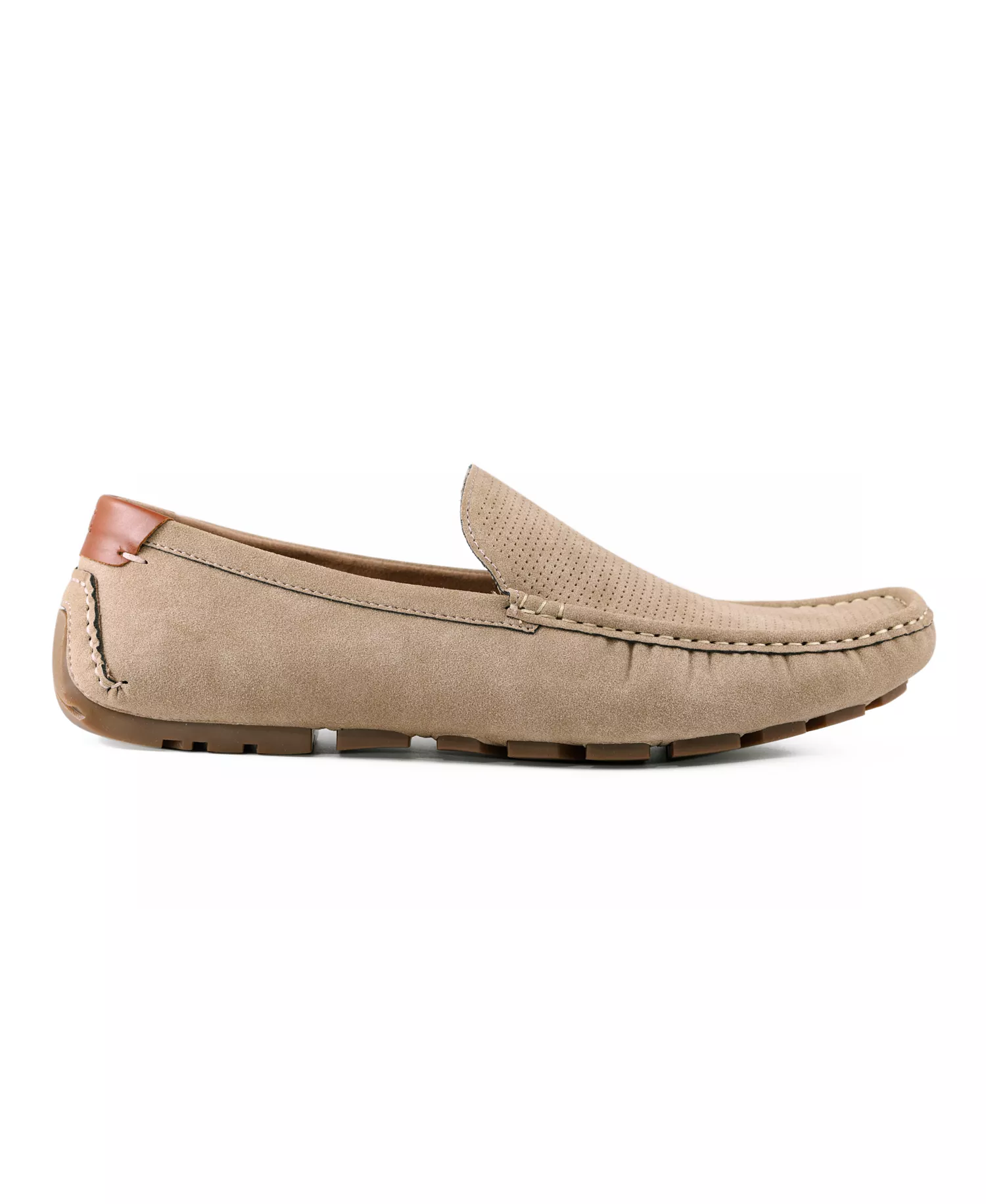 Men's Alvie Moc Toe Driving Loafers - Taupe Perf - 10.5M