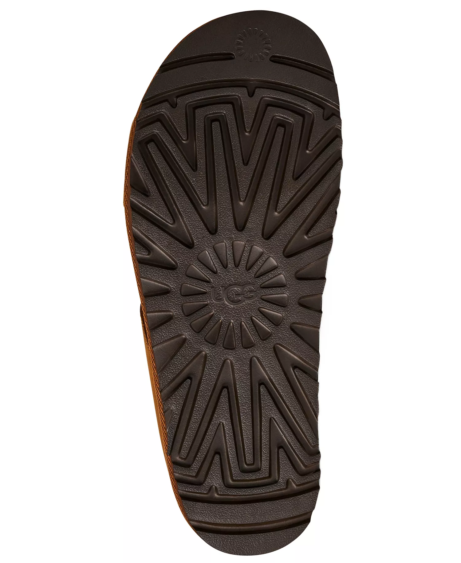 Women's Goldenstar Hi Cutout Open Toe Slide Sandals - Dark Chestnut - 10M