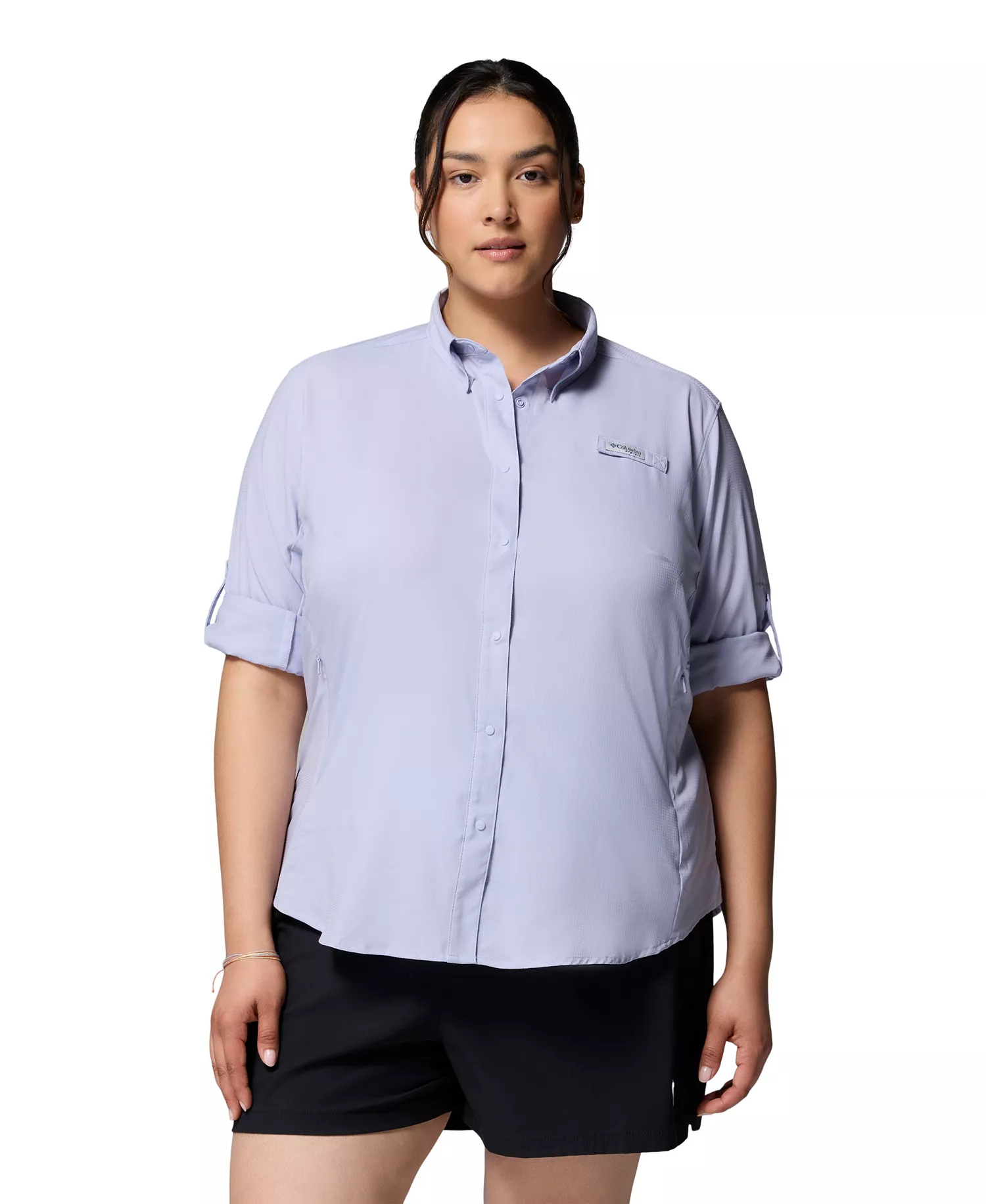 Plus Size Tamiami Long Sleeve Shirt - Twilight - 1X