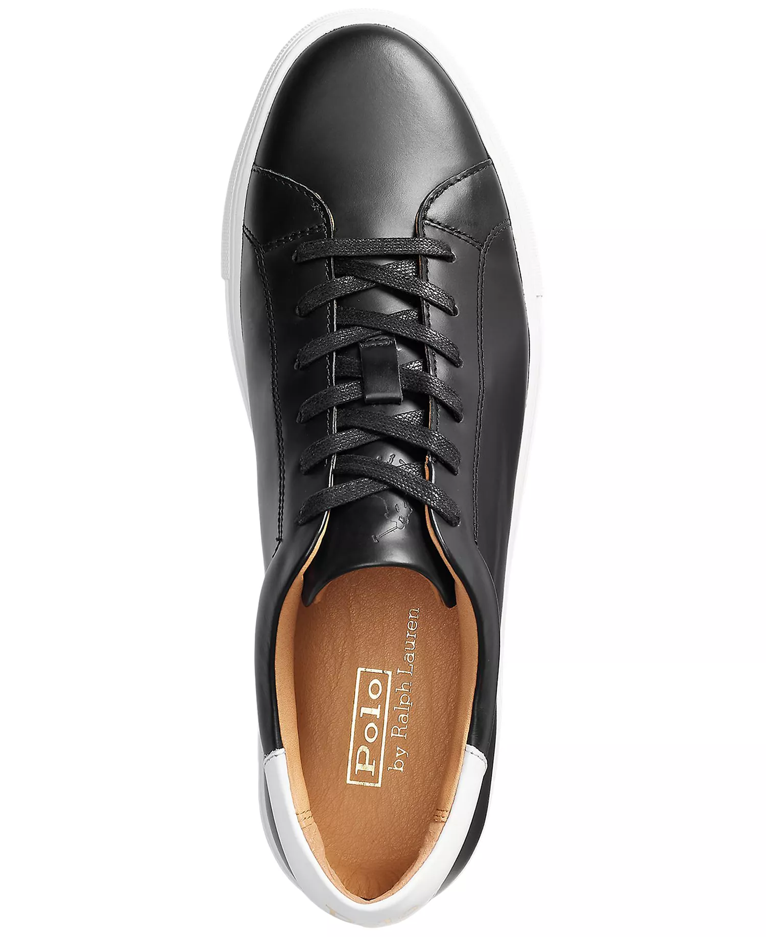 Men's Jermain II Leather Sneakers - Black - 10