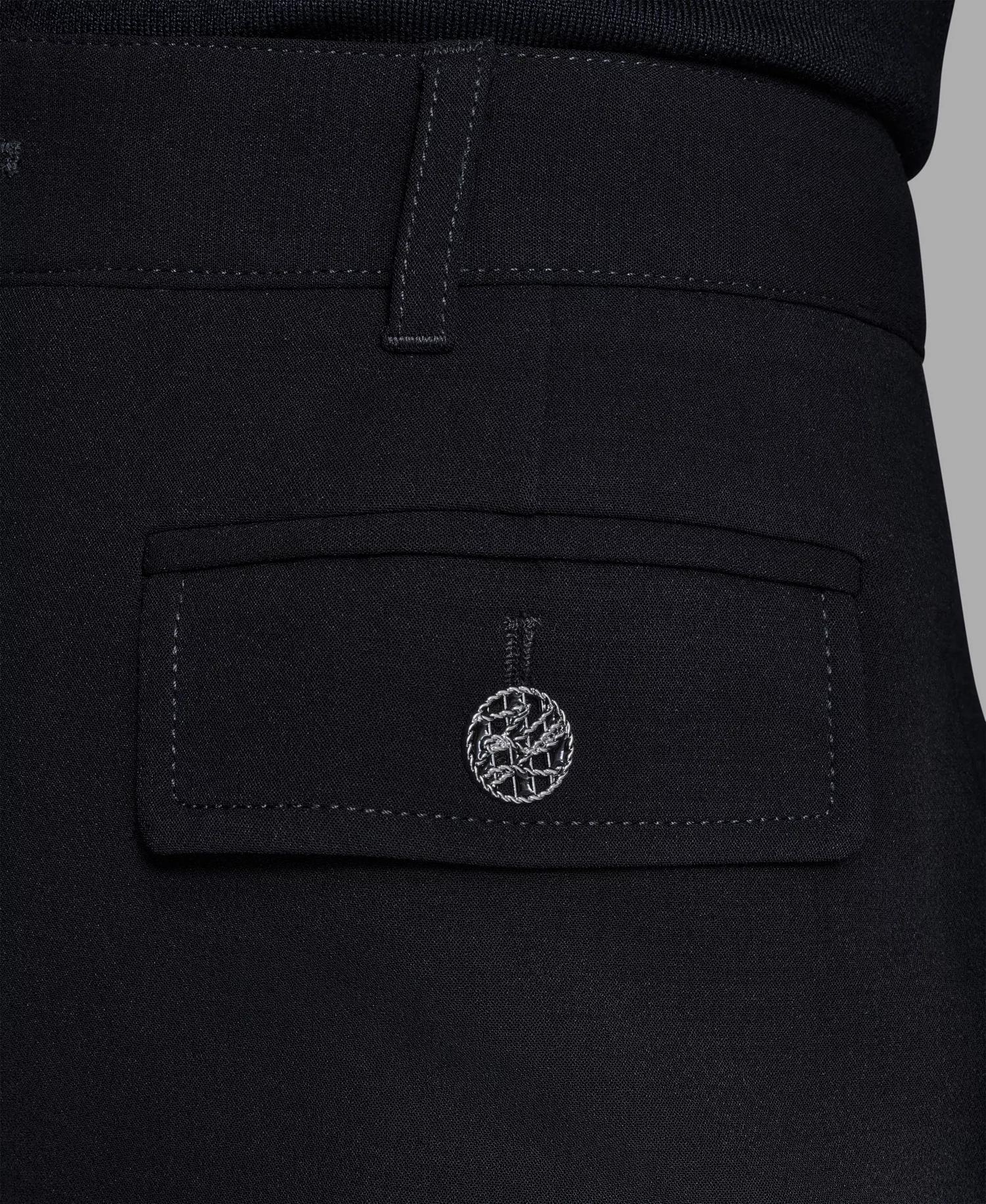 Women's Mid Rise Straight Leg Pants - Black - 10