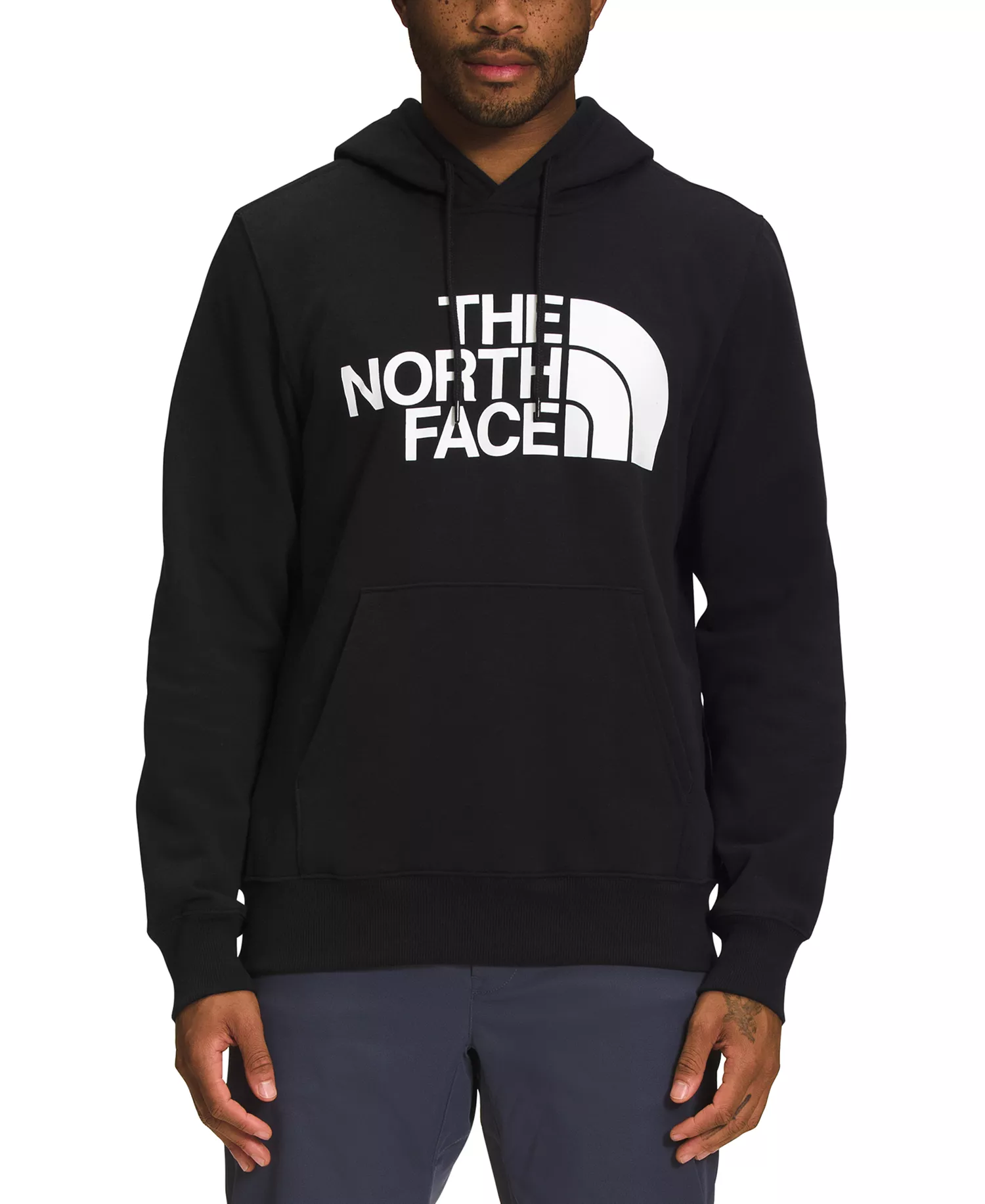 Men's Half Dome Logo Hoodie - Tnf Black/tnf White - L