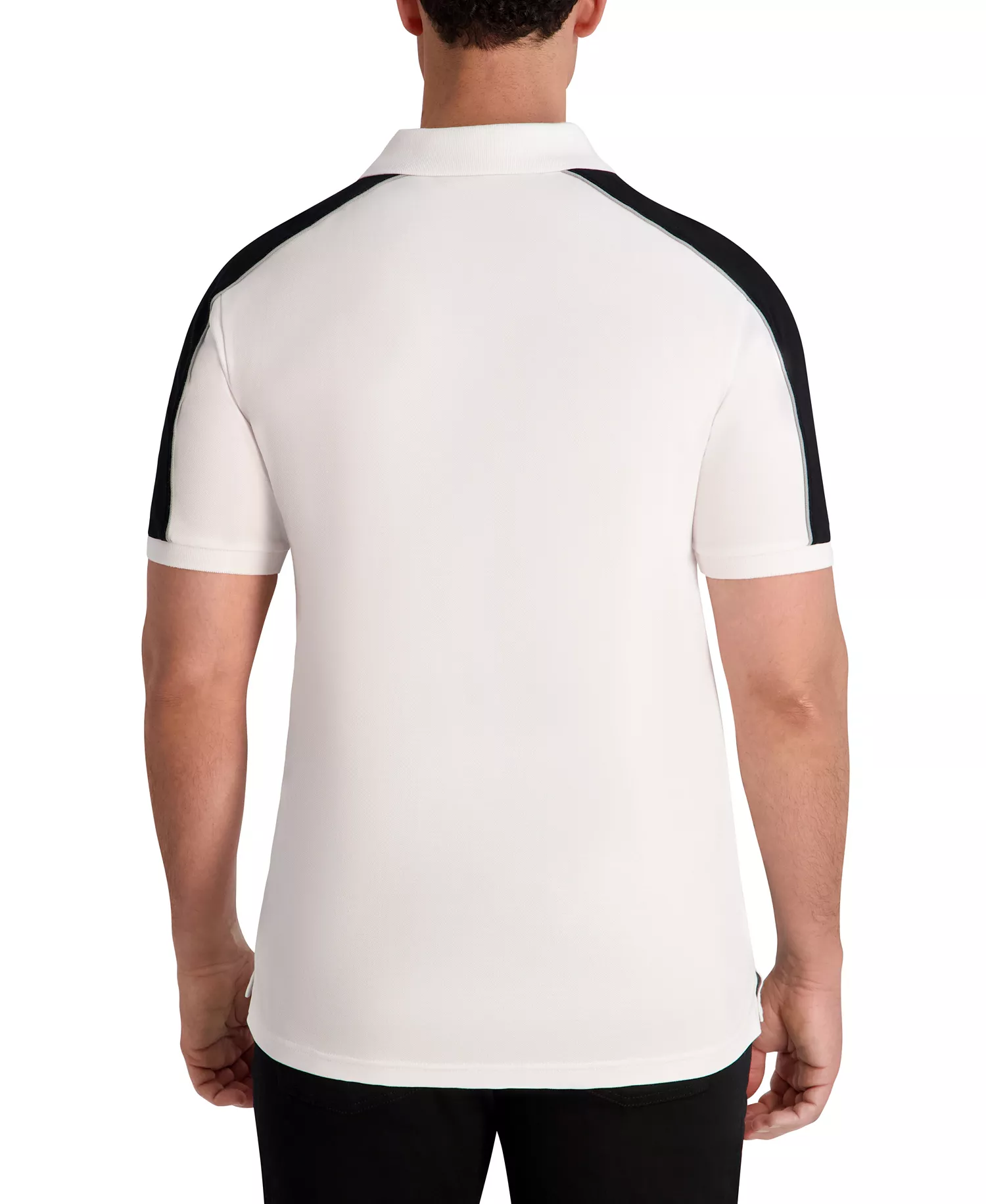 Men's Jonny Collar Polo Shirt - Optic White - L