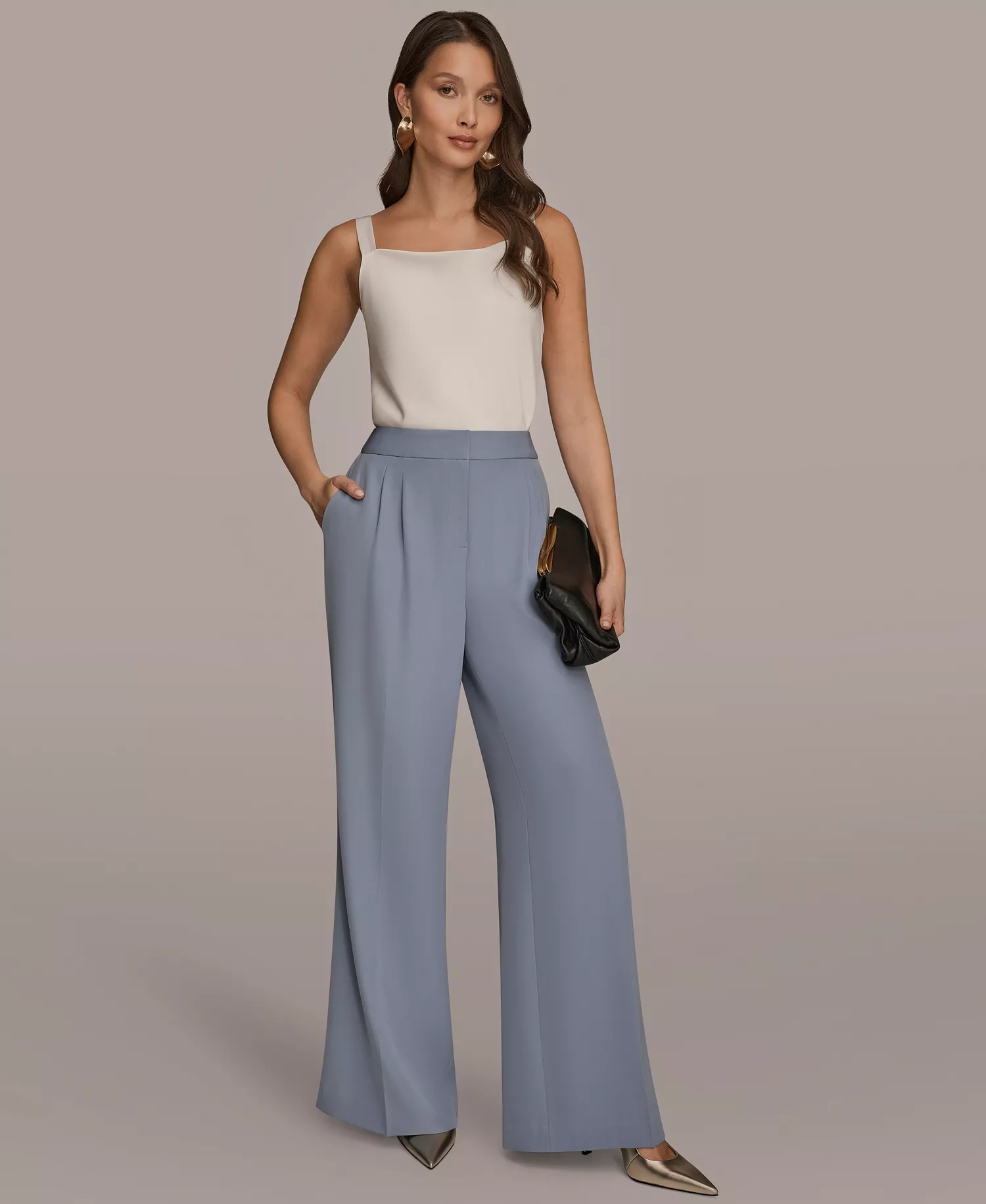 Women’s Waisted Wide Leg Pants - Tempest - 0