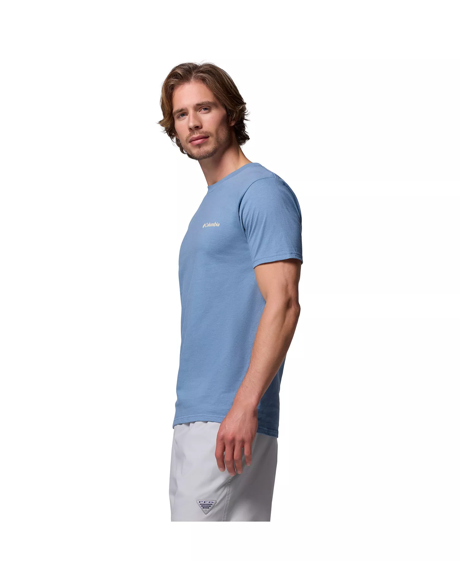 Men's Tree Flag Graphic T-Shirt - Steel - L