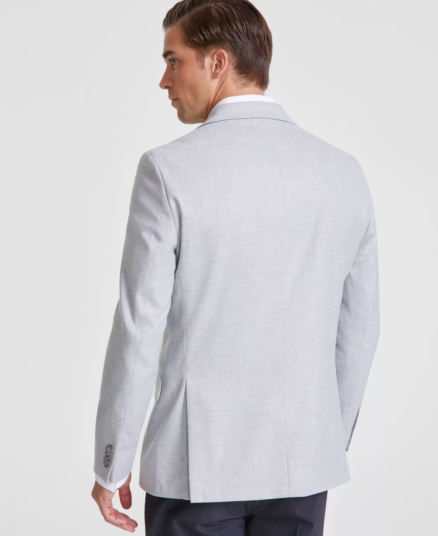Men's Modern-Fit Solid Sport Coat - Light Grey - 36R