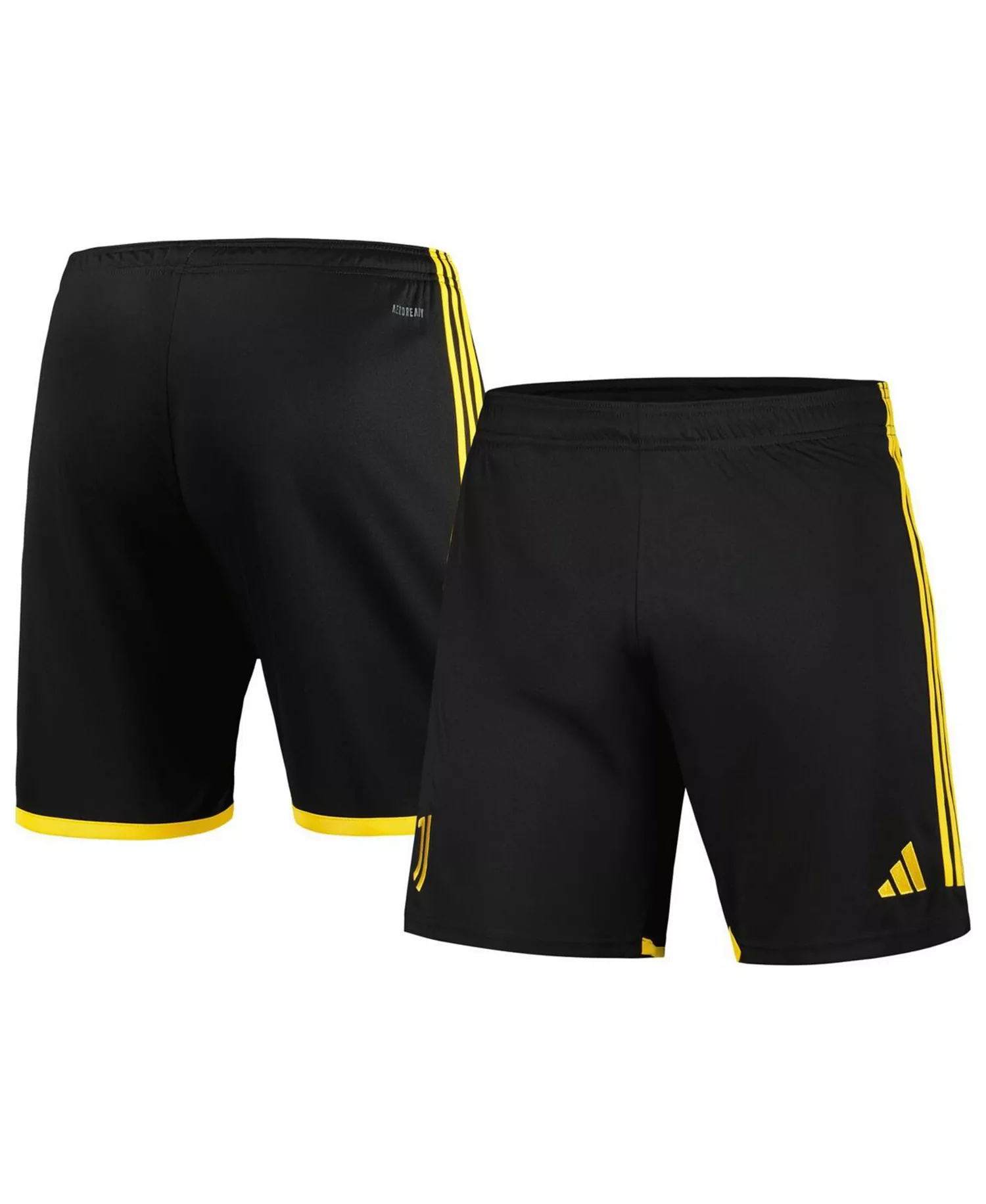 Men's Black Juventus 2023/24 Home Shorts - Black - 2XL