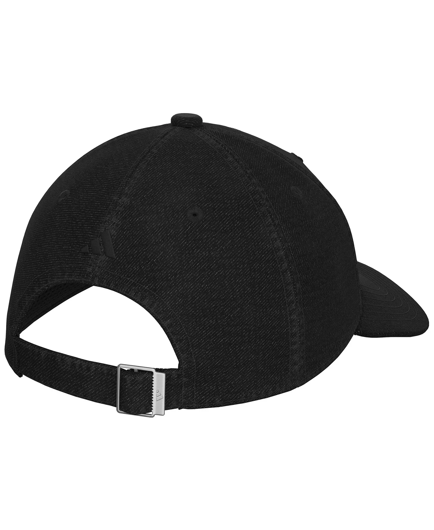 Women's Denim Strapback Hat - Black - ONE SIZE