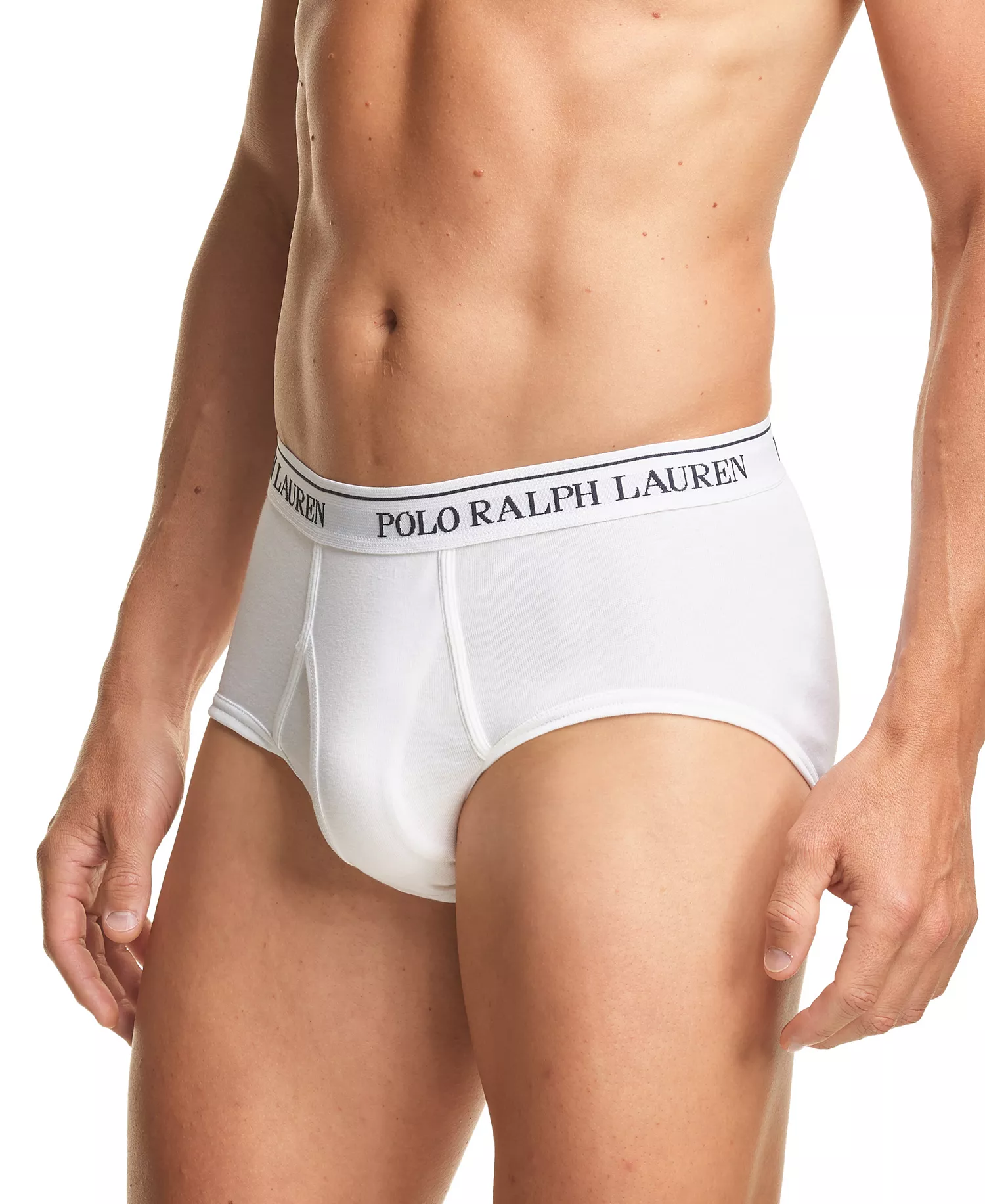 Men's 6-Pack Classic-Fit Midrise Briefs  - White - L