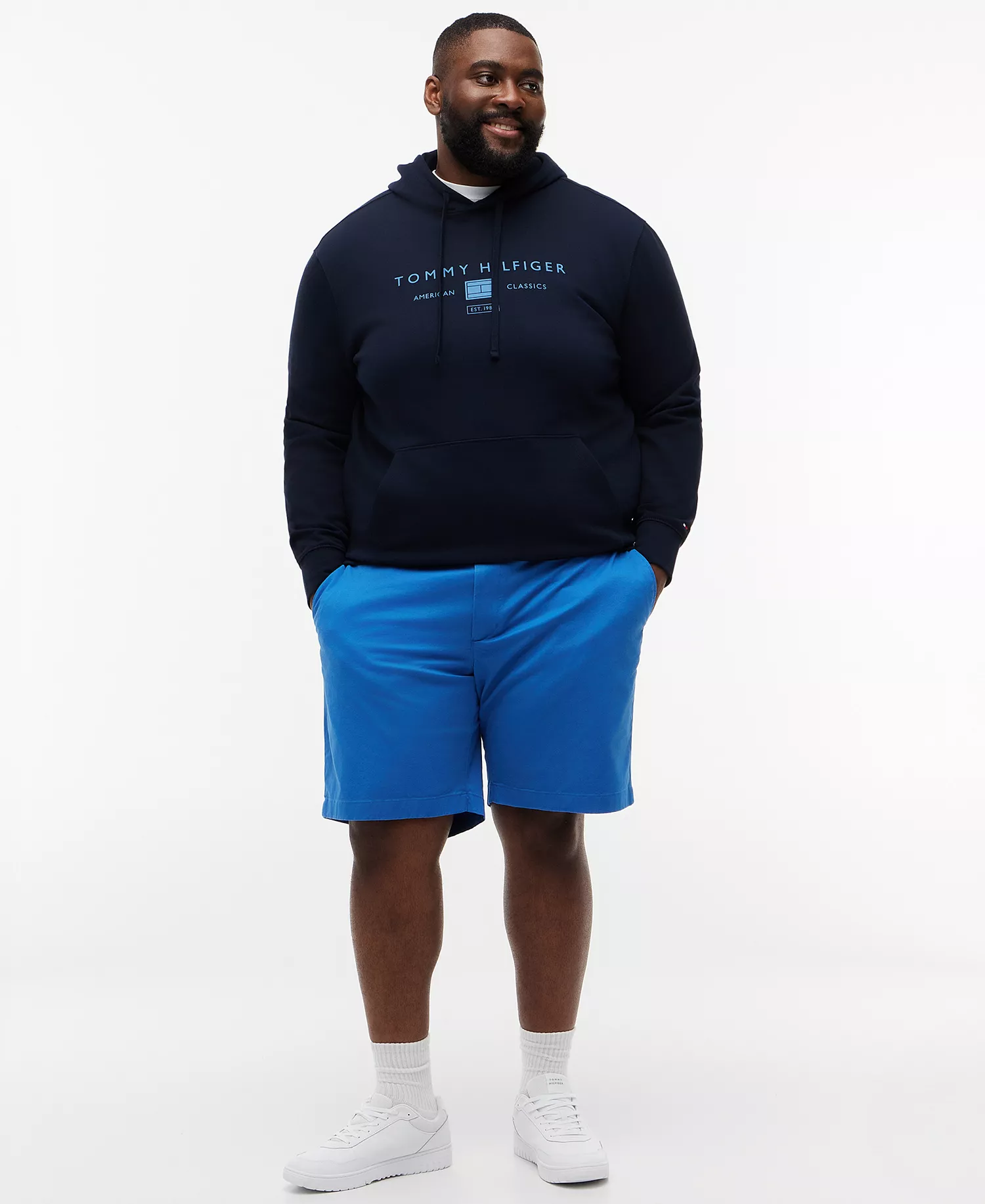 Men's Denton 9.5" Essential Twill Shorts - Blue Orbit - 40