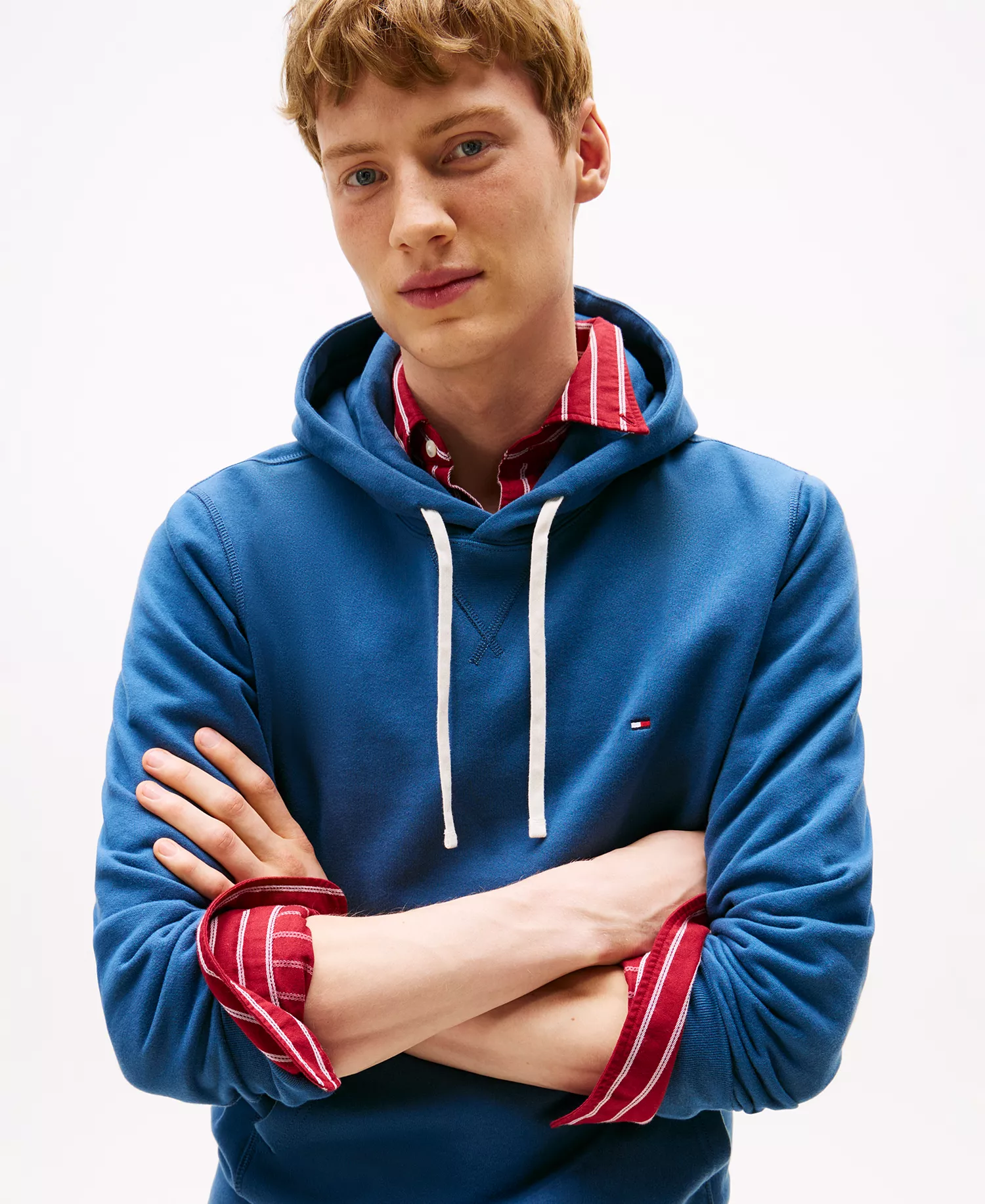 Men's Essential Fleece Hoodie - Aegean Sea - S