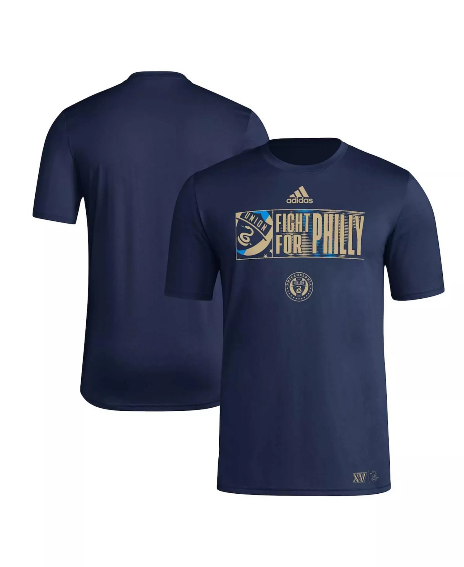 Men's Philadelphia Union 2024 Jersey Hook AEROREADY T-Shirt - Navy - L