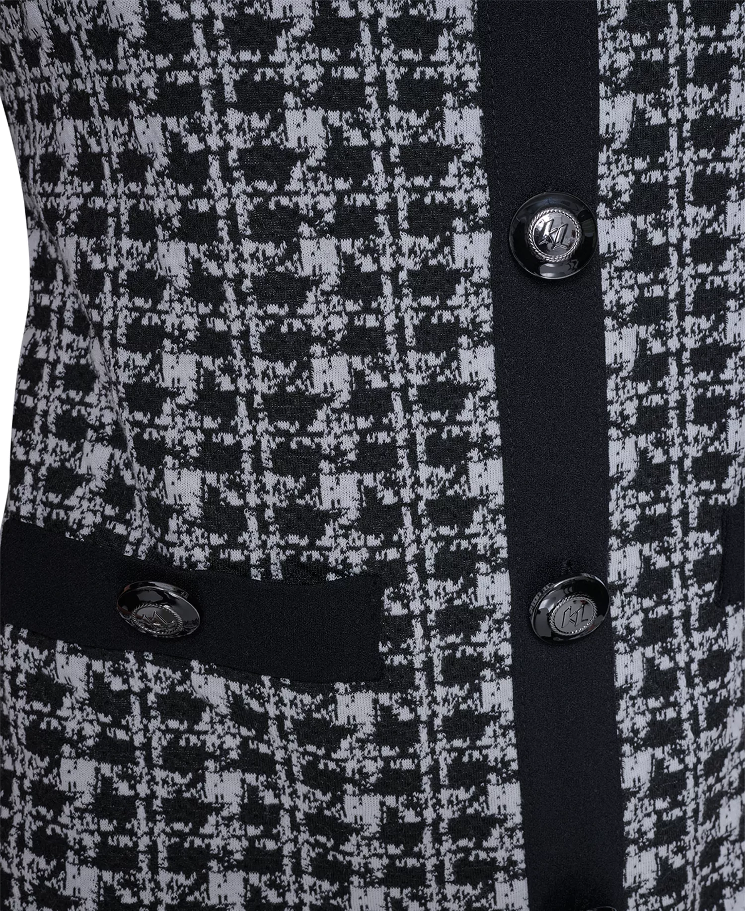 Women's Square-Neck Dress - Black - 10