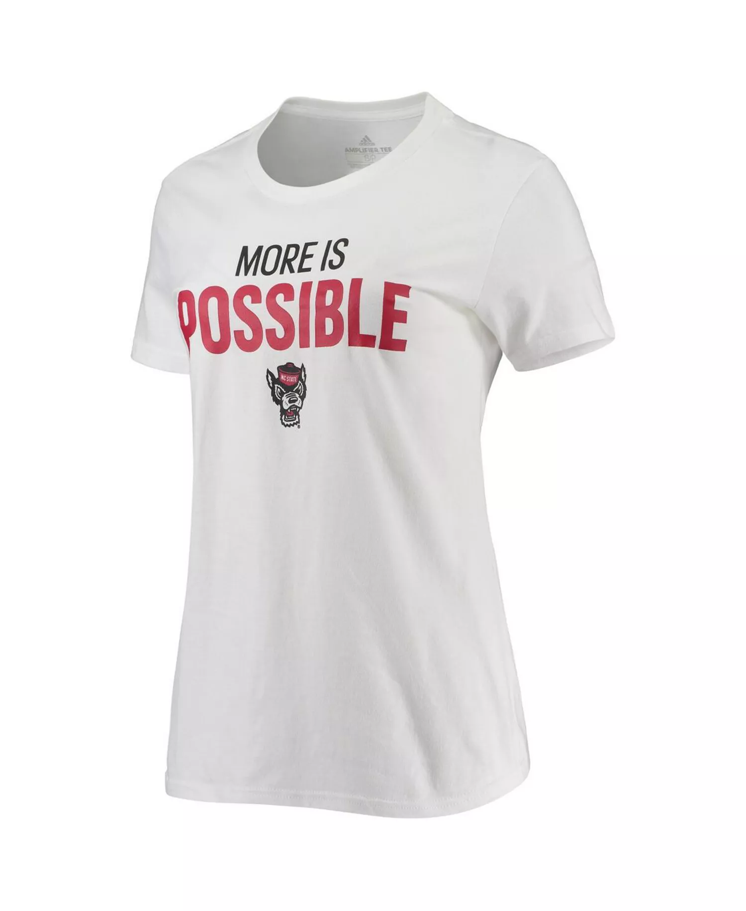 Women's White NC State Wolfpack More Is Possible T-shirt - White - S