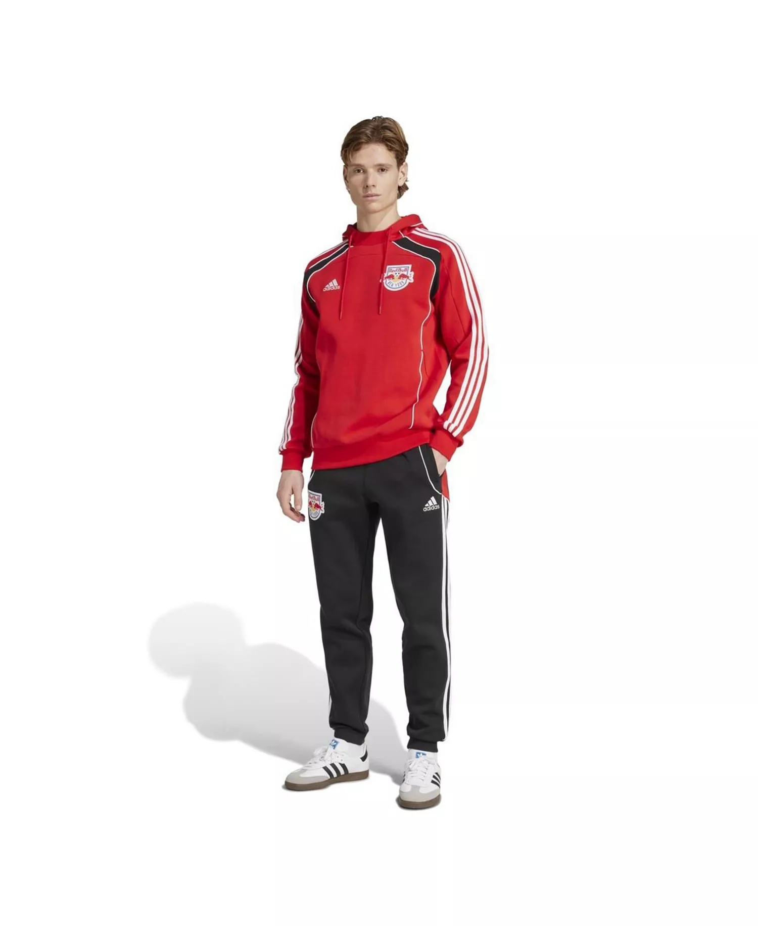 Men's Red New York Red Bulls 2025 Travel Pullover Hoodie - Red - 2XL