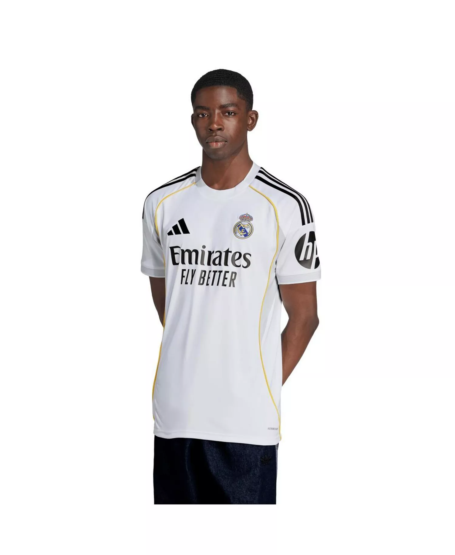 Men's White Real Madrid 2025/26 Home Replica Jersey - White - 2XL