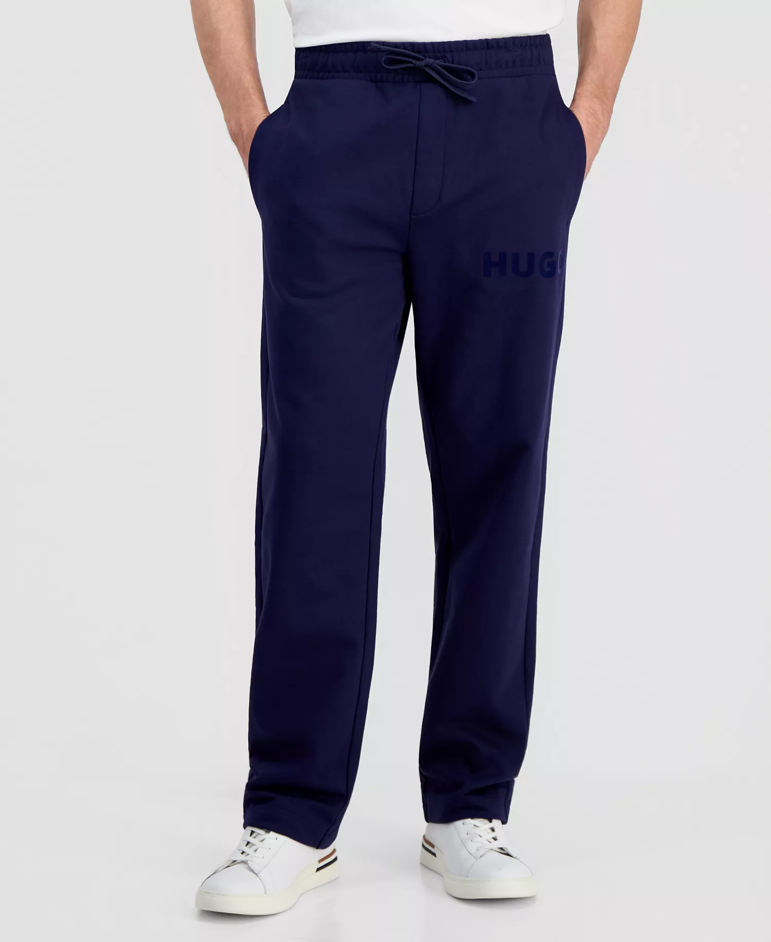 Men's Dumrulo French Terry Regular-Fit Sweatpants - NAVY - L