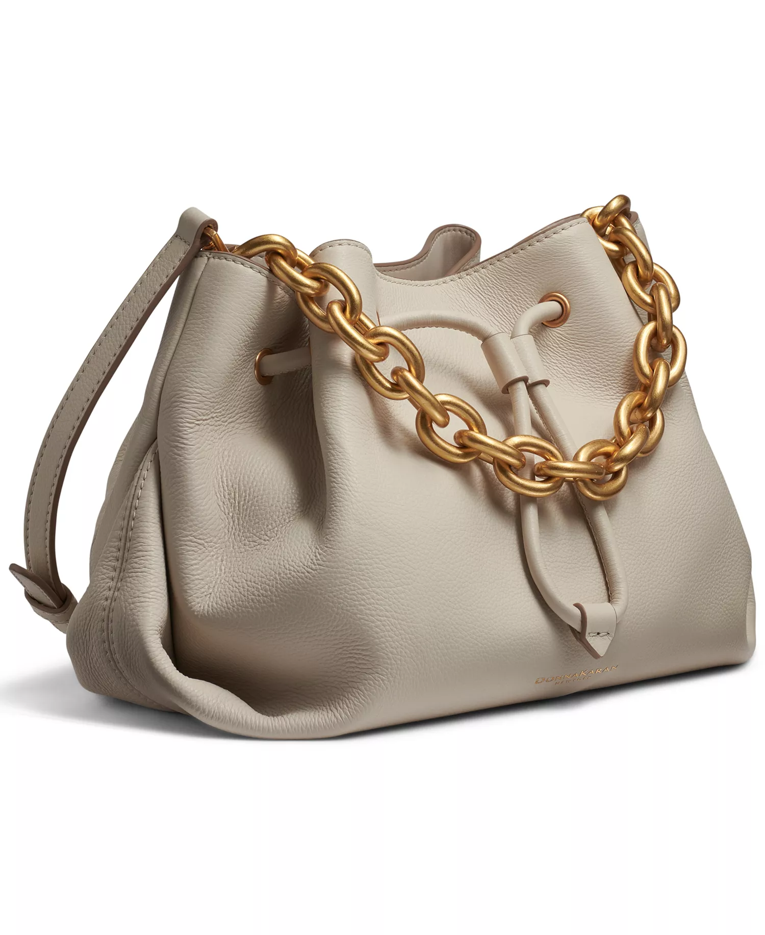 Lyndon Drawstring Crossbody Bag - Sand - NO SIZE