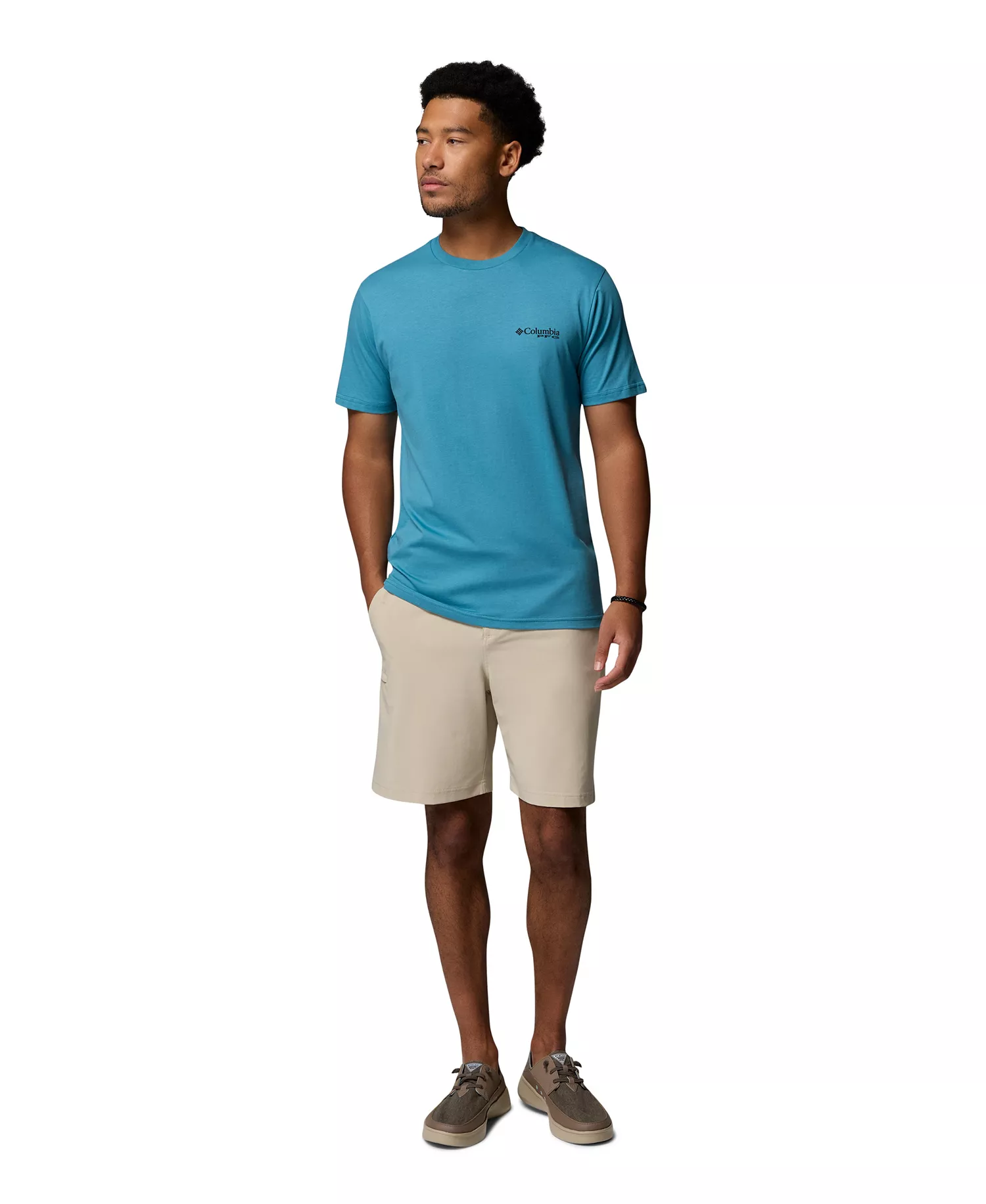 Men's PFG Craiggy Graphic T-Shirt - Canyon Blue - L