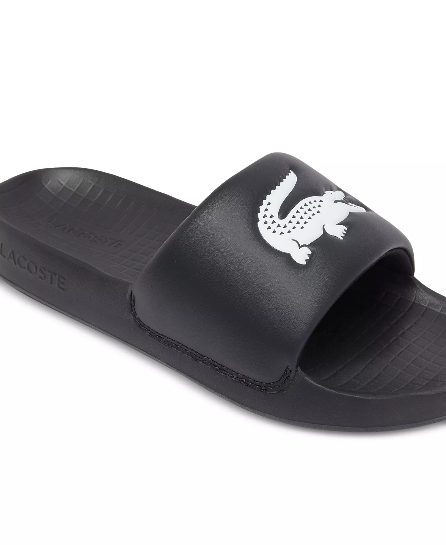 Men's Logo Serve Slides 1.0  - Black/White - 10M