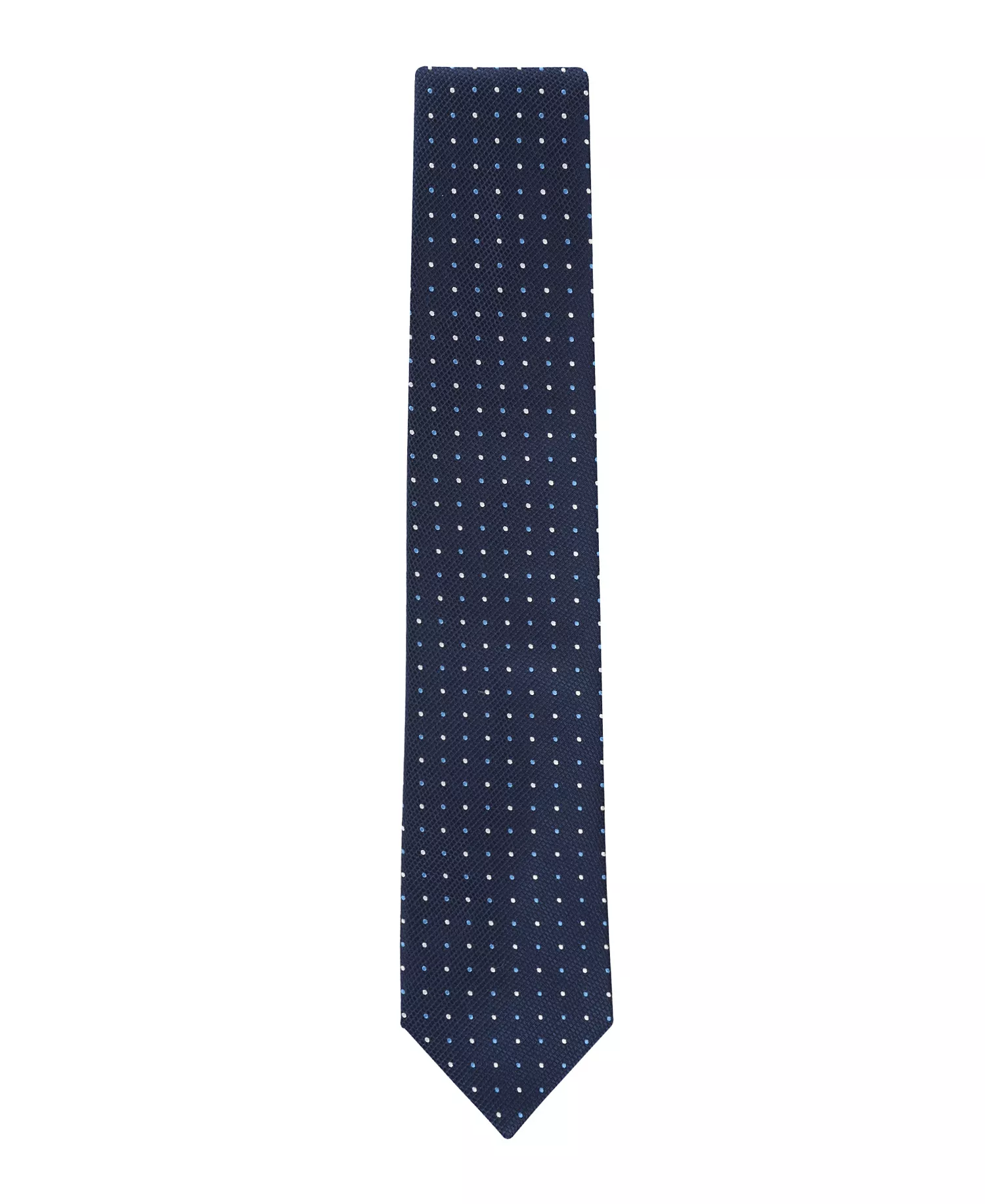 Men's Newport Dot Pattern Tie - Navy - ONE SIZE