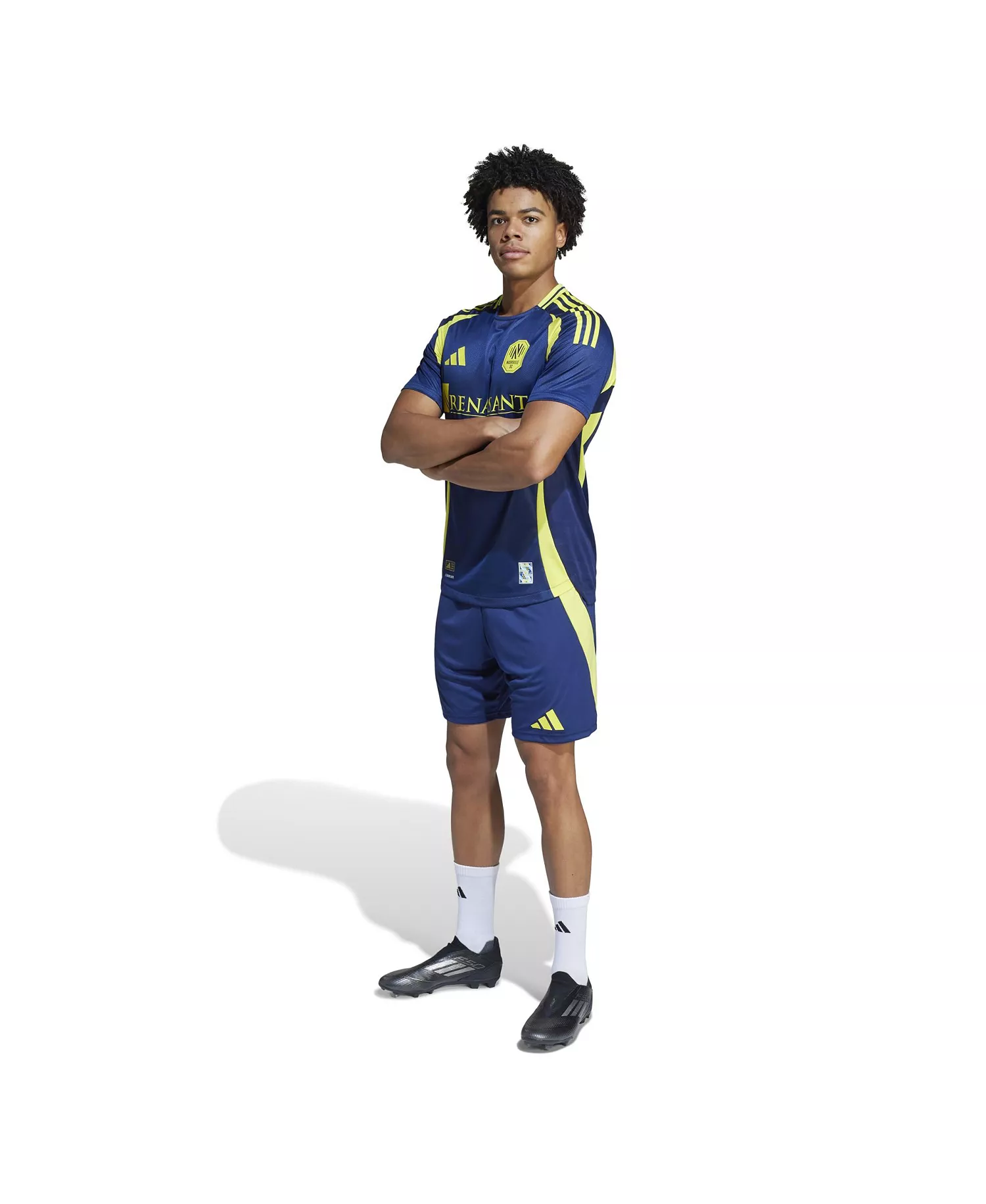 Men's Navy Nashville SC Away 2025 The Heart of Nashville Kit Authentic Shorts - Navy - 2XL