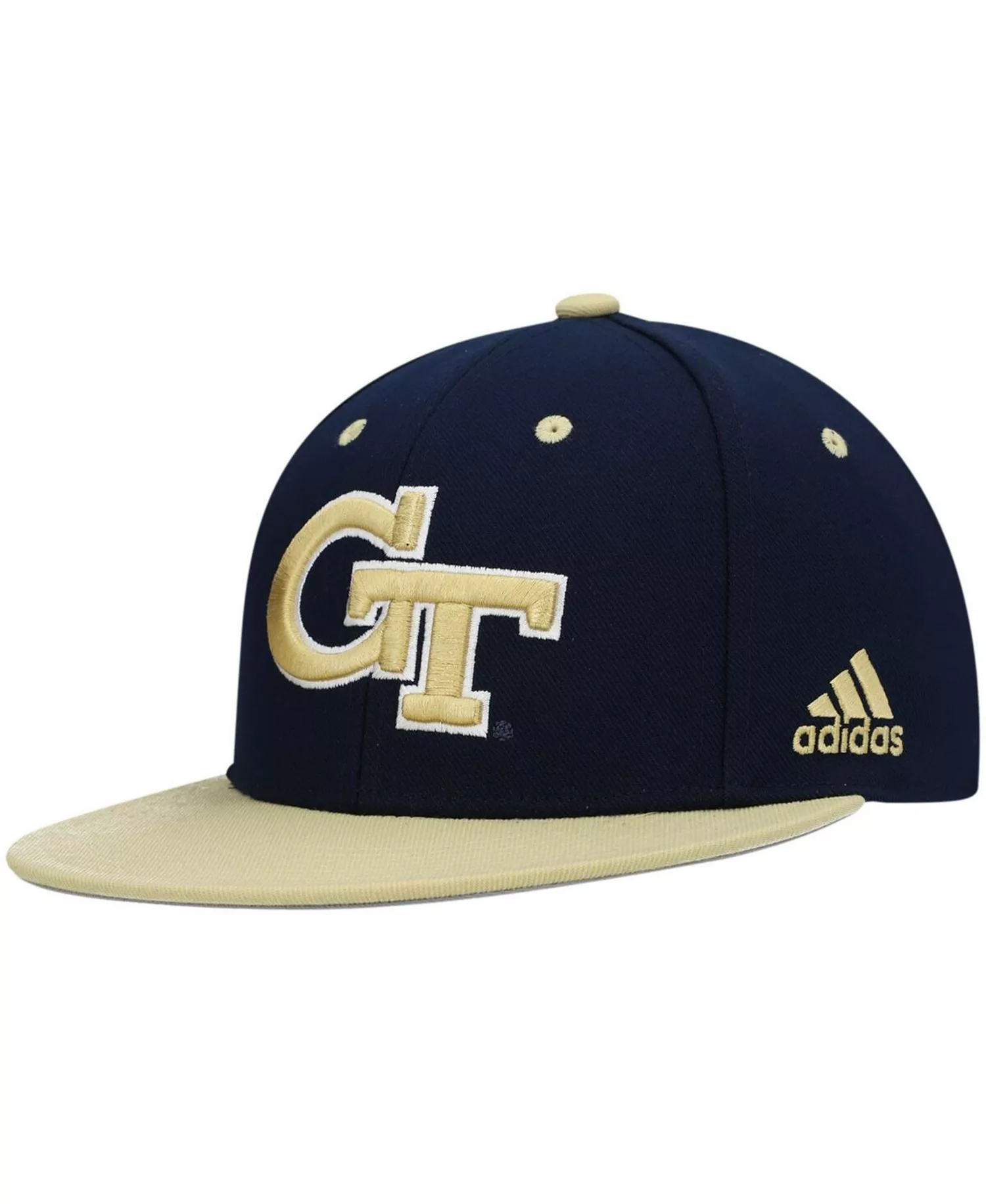 Men's Navy Georgia Tech Yellow Jackets On-Field Baseball Fitted Hat - Navy - 7 1/4