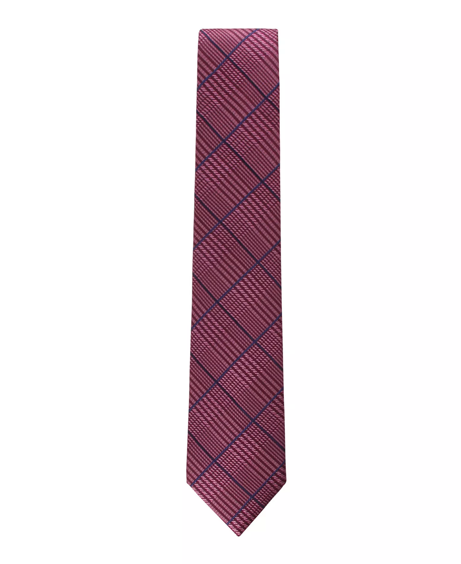 Men's Graham Glen Plaid Tie - Wine - ONE SIZE