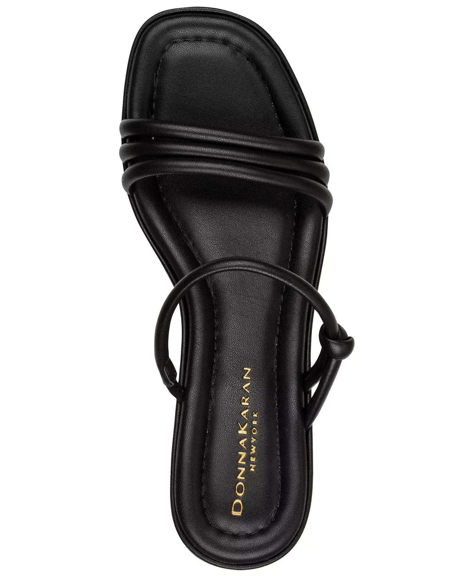 Women's Tafeta Multi Band Heeled Sandals - Black - 10