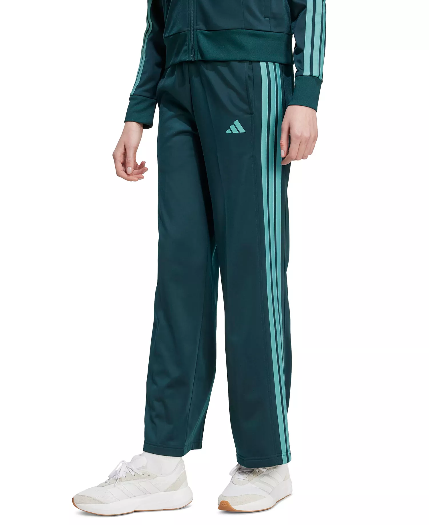 Women's Fashion Track Pants - Aurora Ivy/powder Teal - L