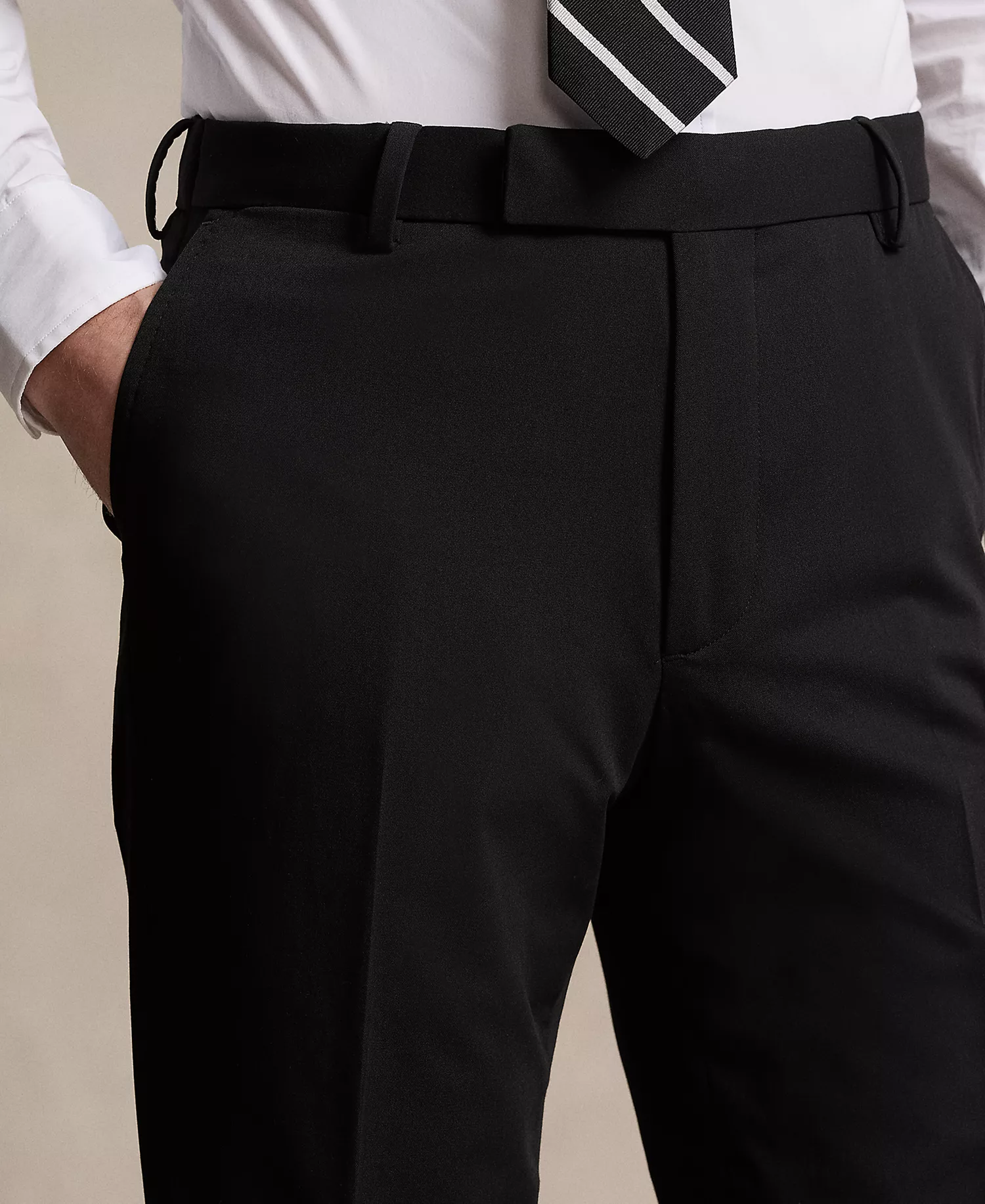 Men's Performance Twill Trousers - Black - 30x30
