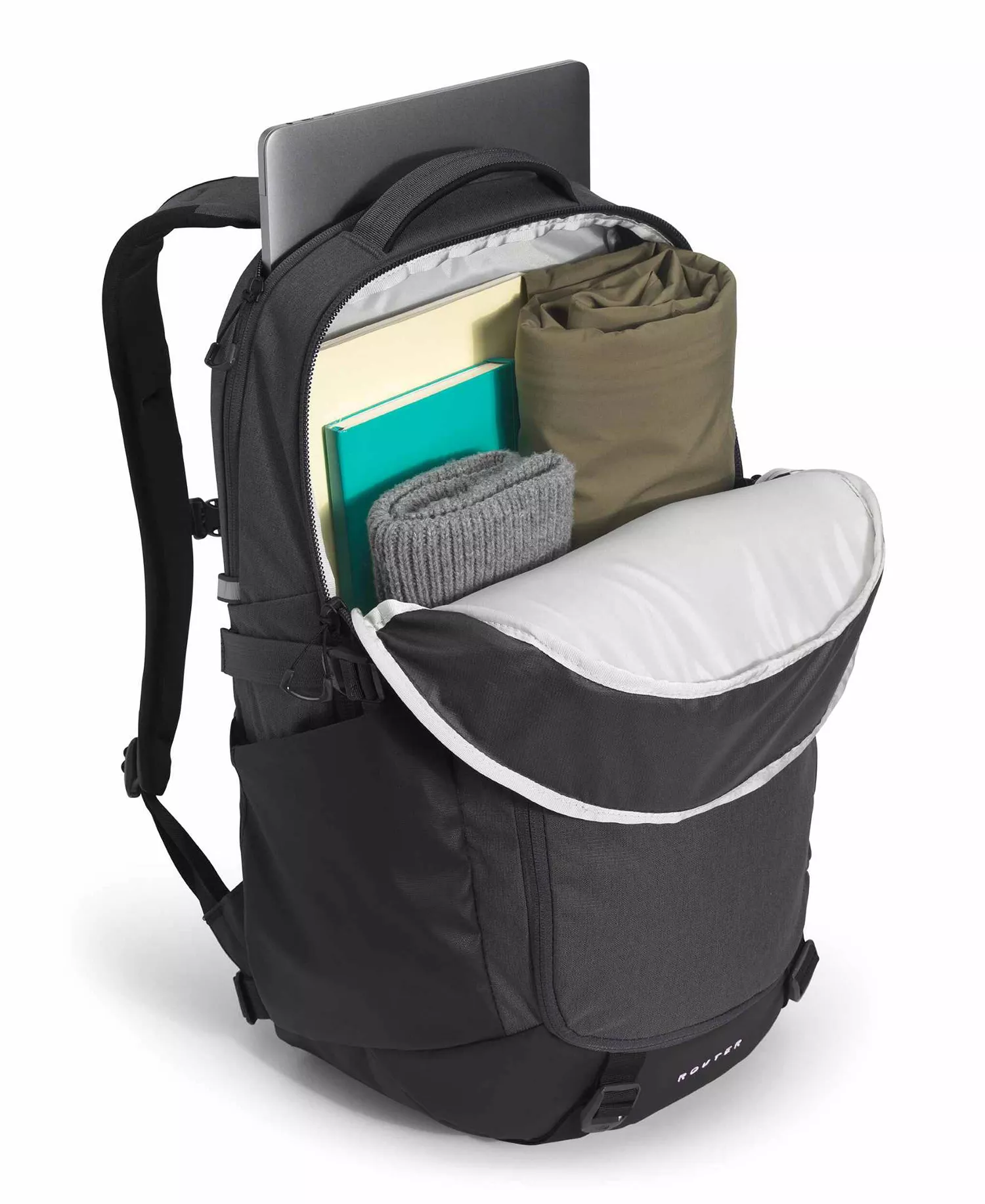 Men's Router Backpacks Messengers - Asphalt Gray Light Heather/Black - ONE SIZE