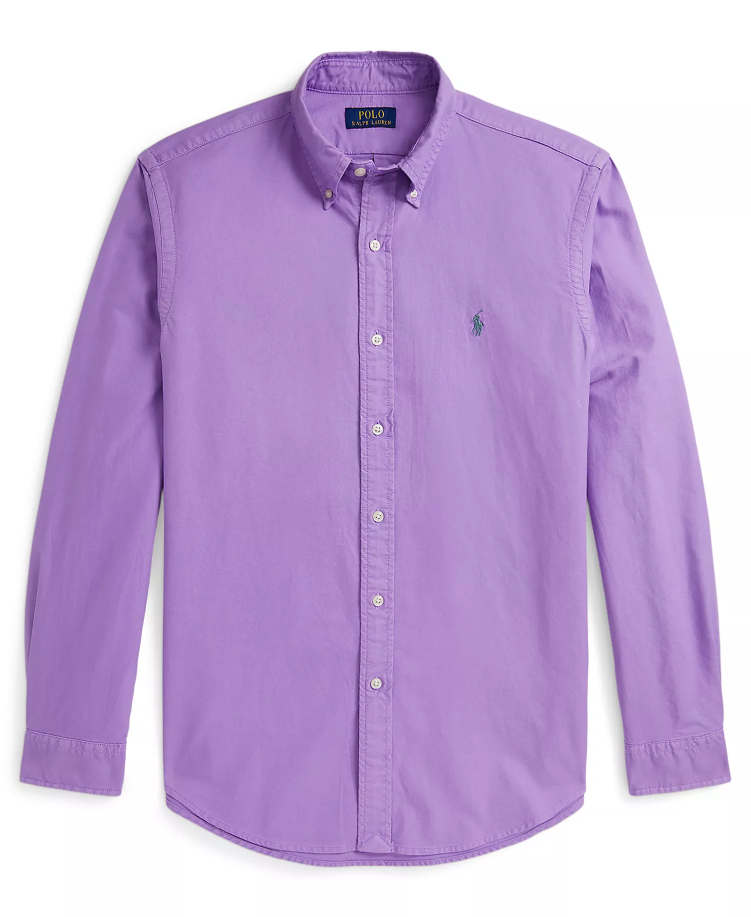 Men's Garment-Dyed Oxford Shirt - Aix Lavender - 2XL