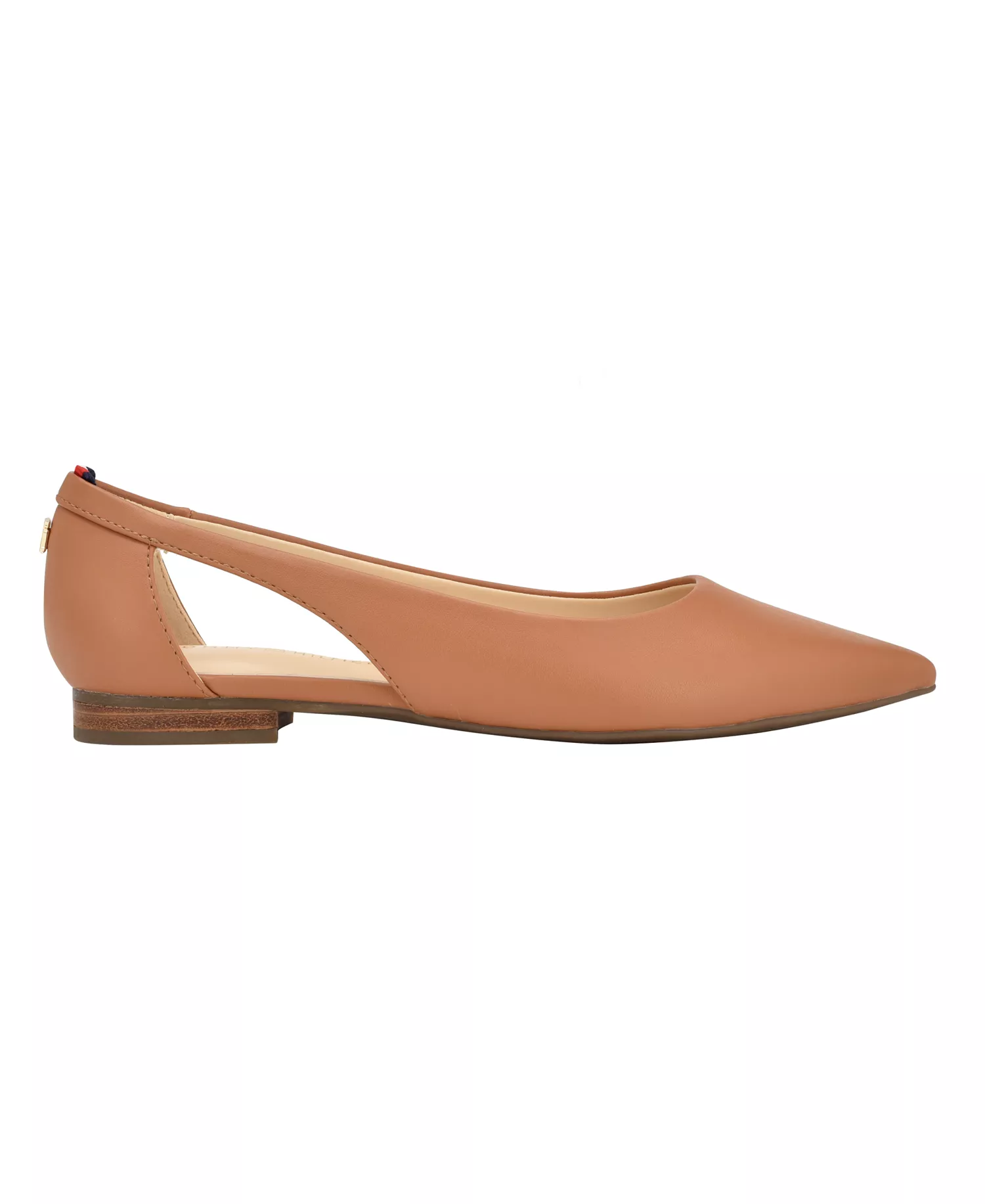 Women's Velahi Cutout Pointy Toe Flats - Caramel - 5M